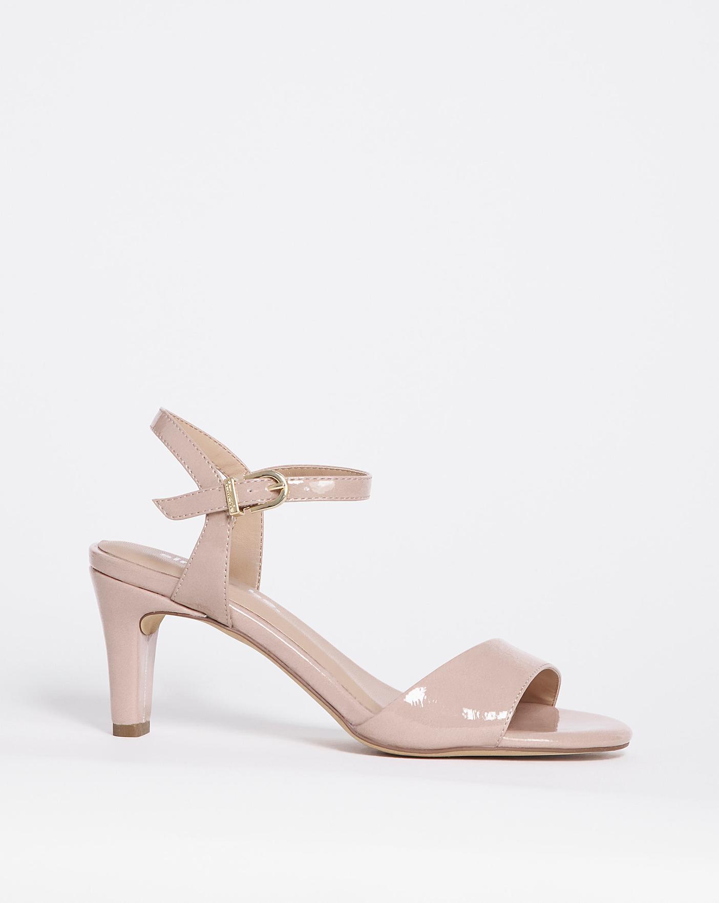 Nude barely there on sale sandals