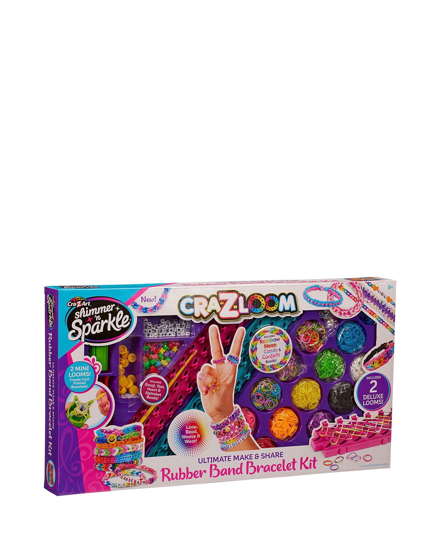Magic rainbow loom bracelet diy set, Hobbies & Toys, Stationery & Craft,  Craft Supplies & Tools on Carousell