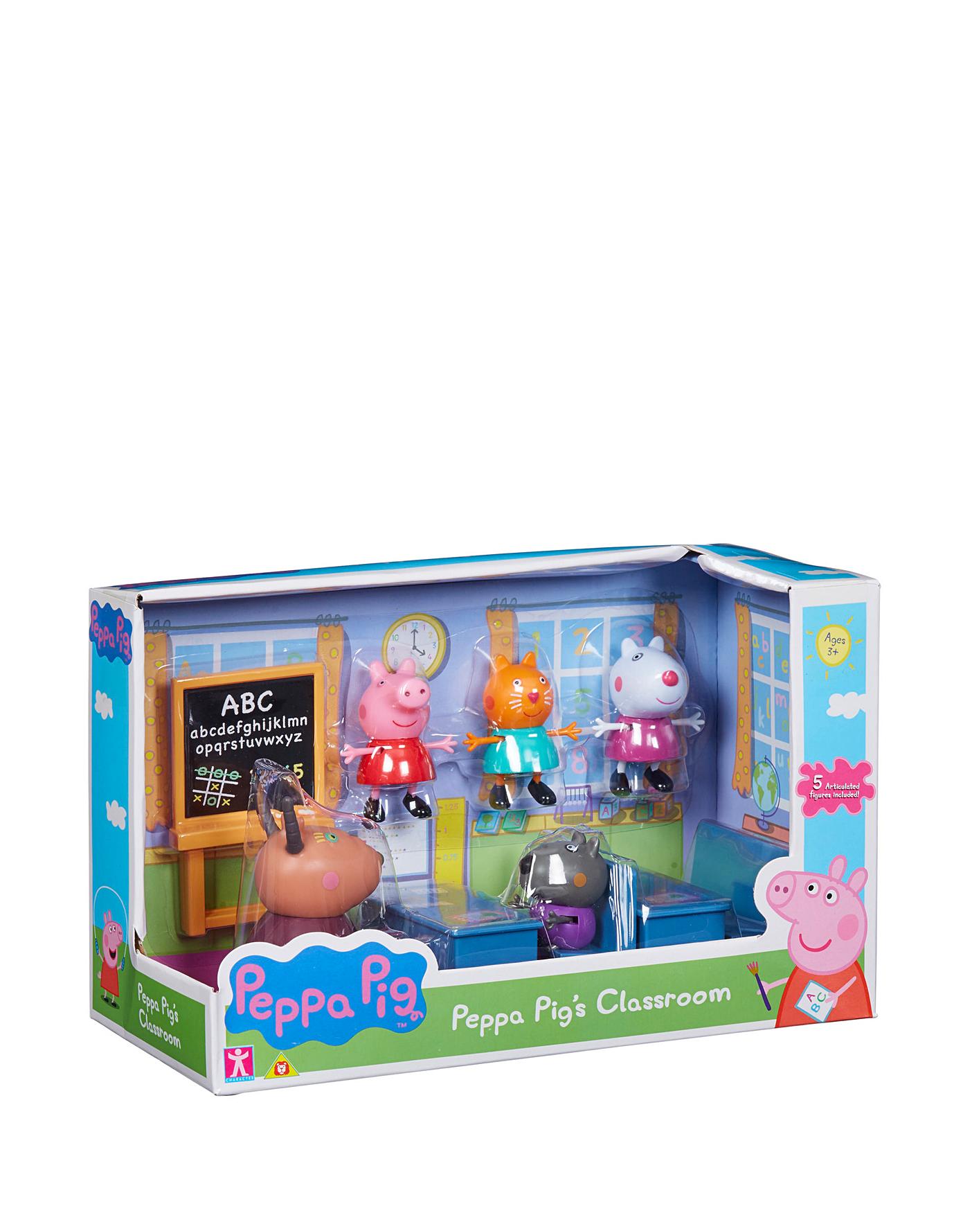 Peppa pig cheap classroom set