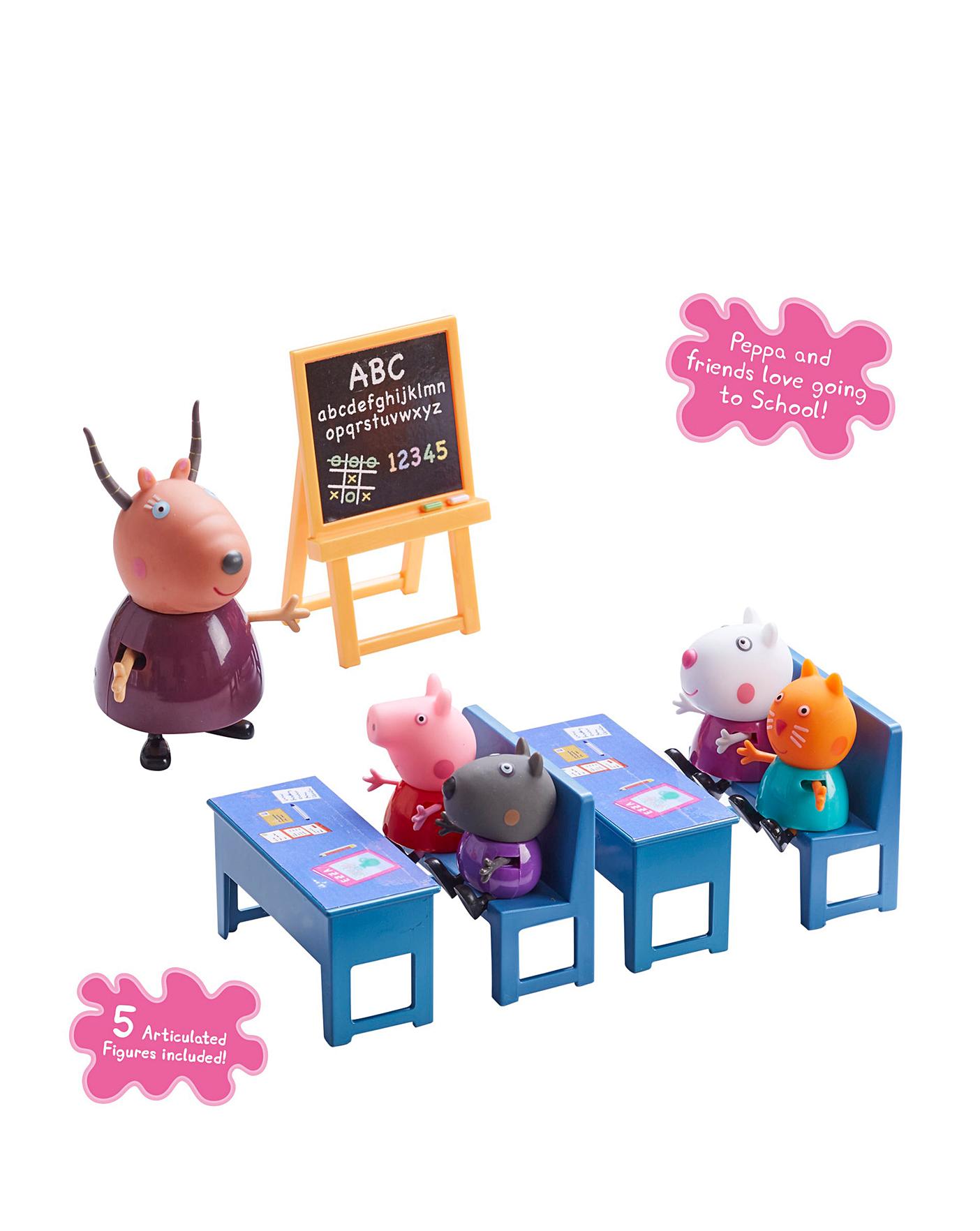 Peppa Pigs Classroom Playset J D Williams