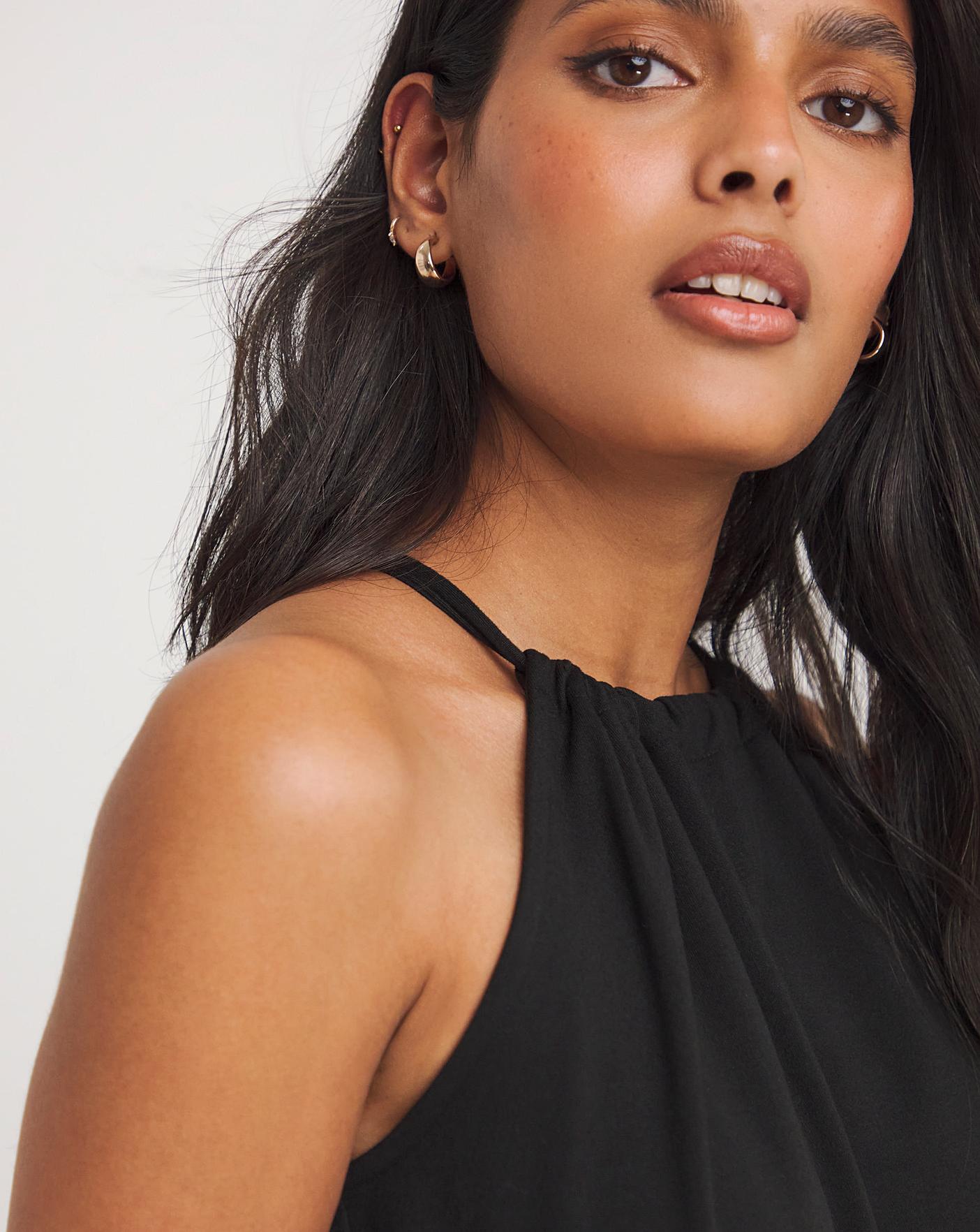 Soft Touch Halter Neck Maxi Dress | Fashion World