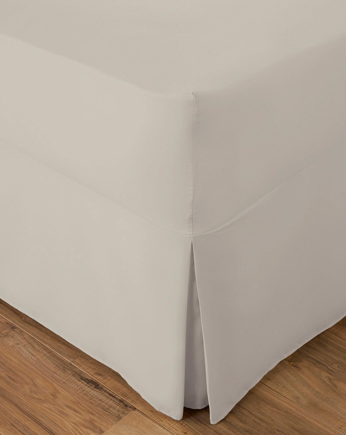 EasyCare PlainDye Fitted Valance Sheet J D Williams