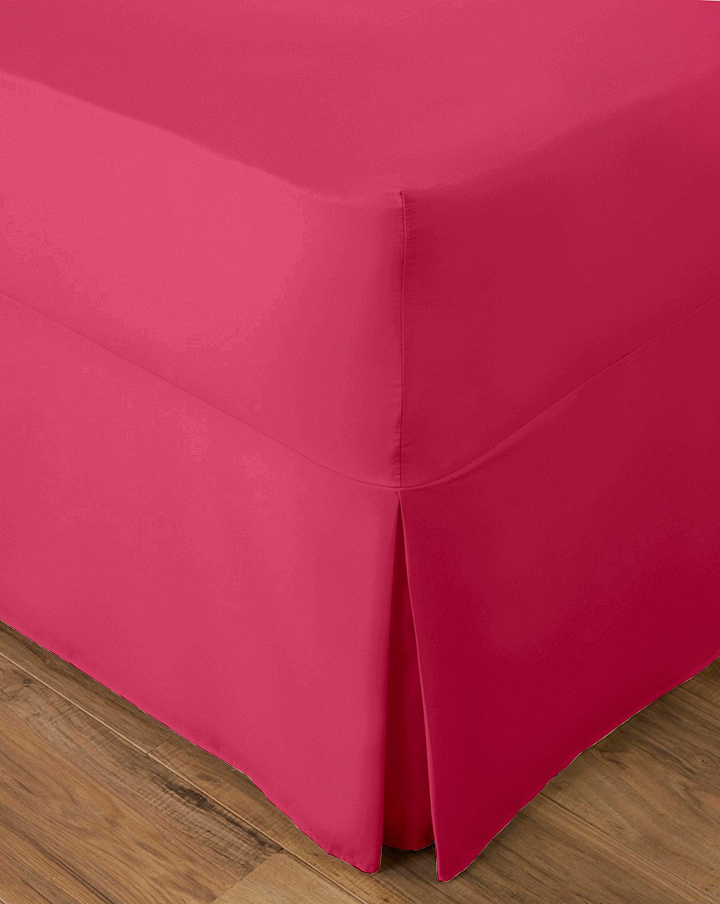 EasyCare Plain Fitted Valance Sheet House of Bath