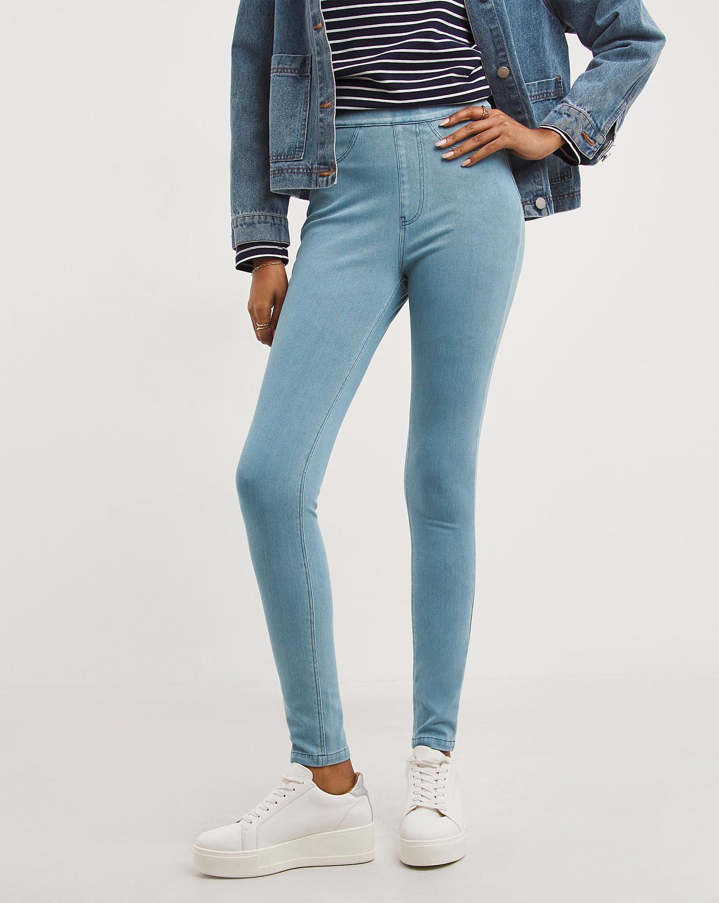 Light blue jean clearance leggings