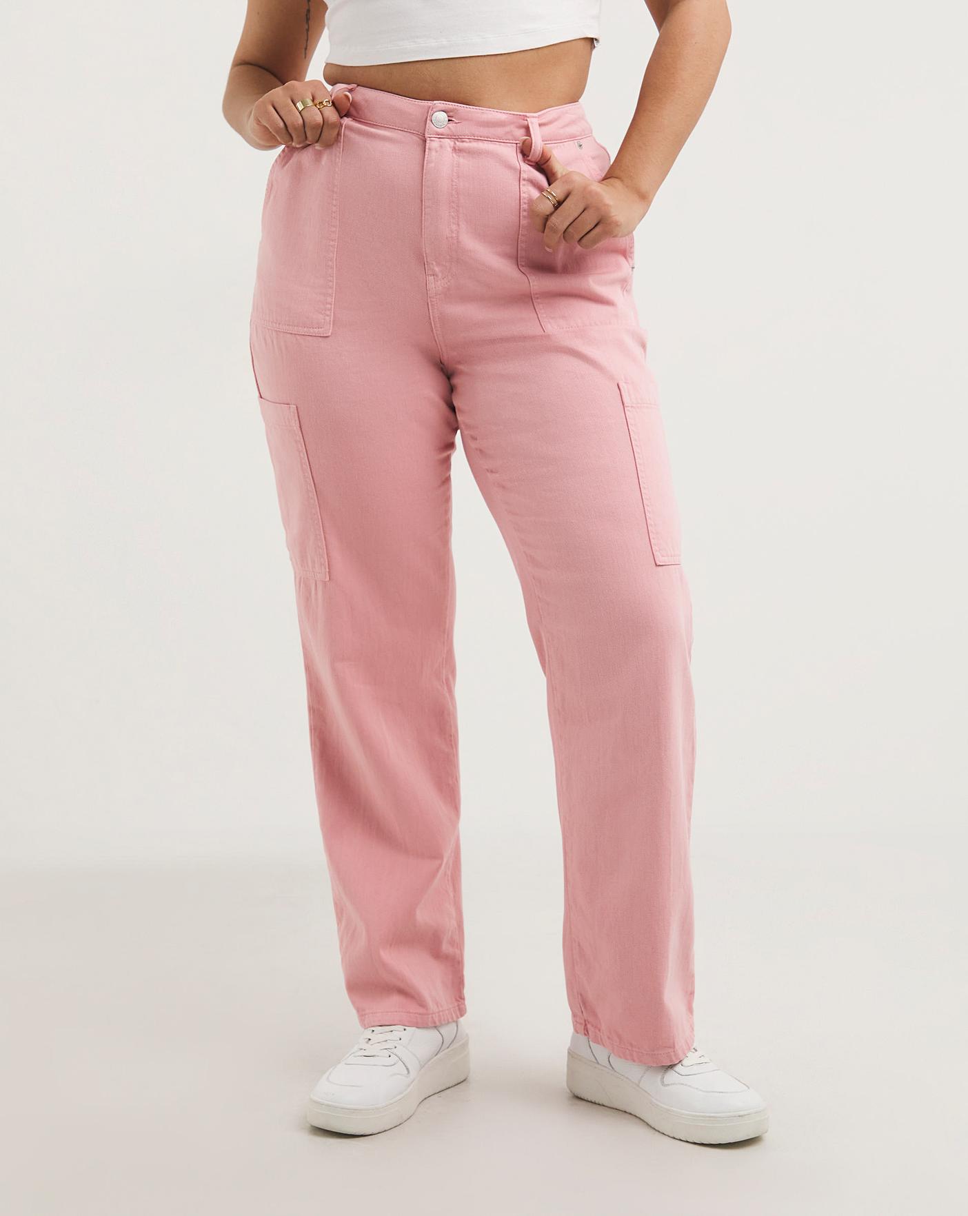 Cargo on sale pink pants