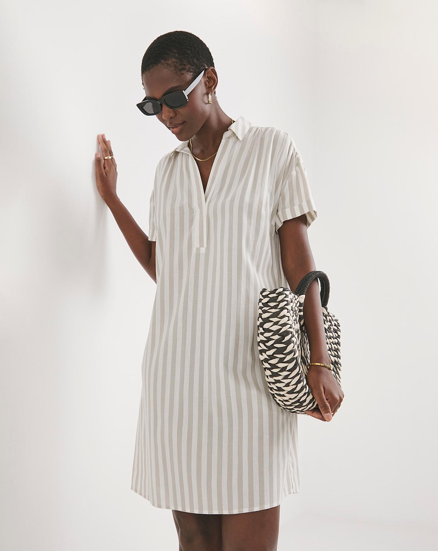 Stripe Tunic Dress Marisota