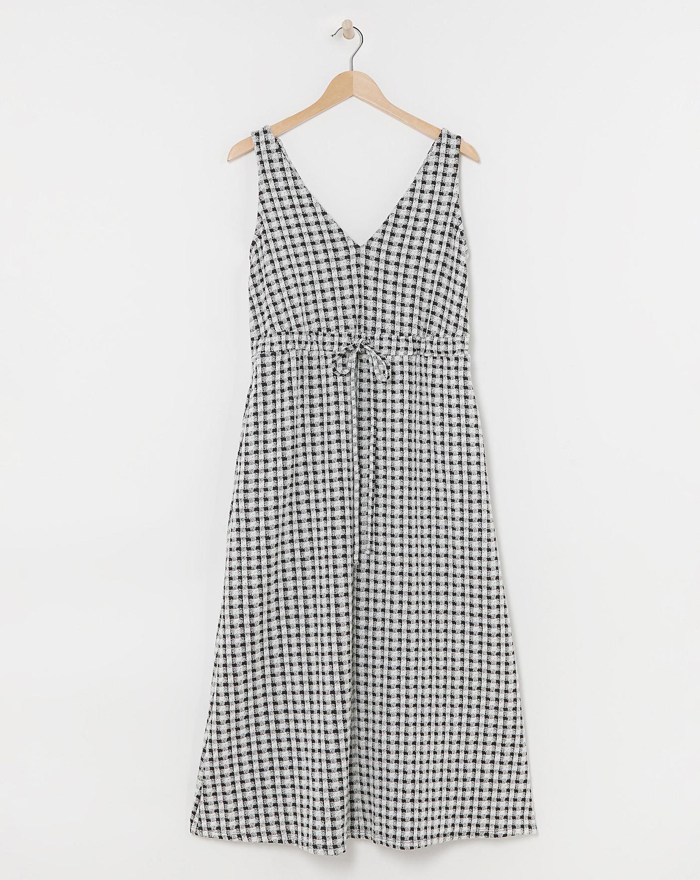 Check Pinafore Dress | Oxendales Check Pinafore Dress | Oxendales