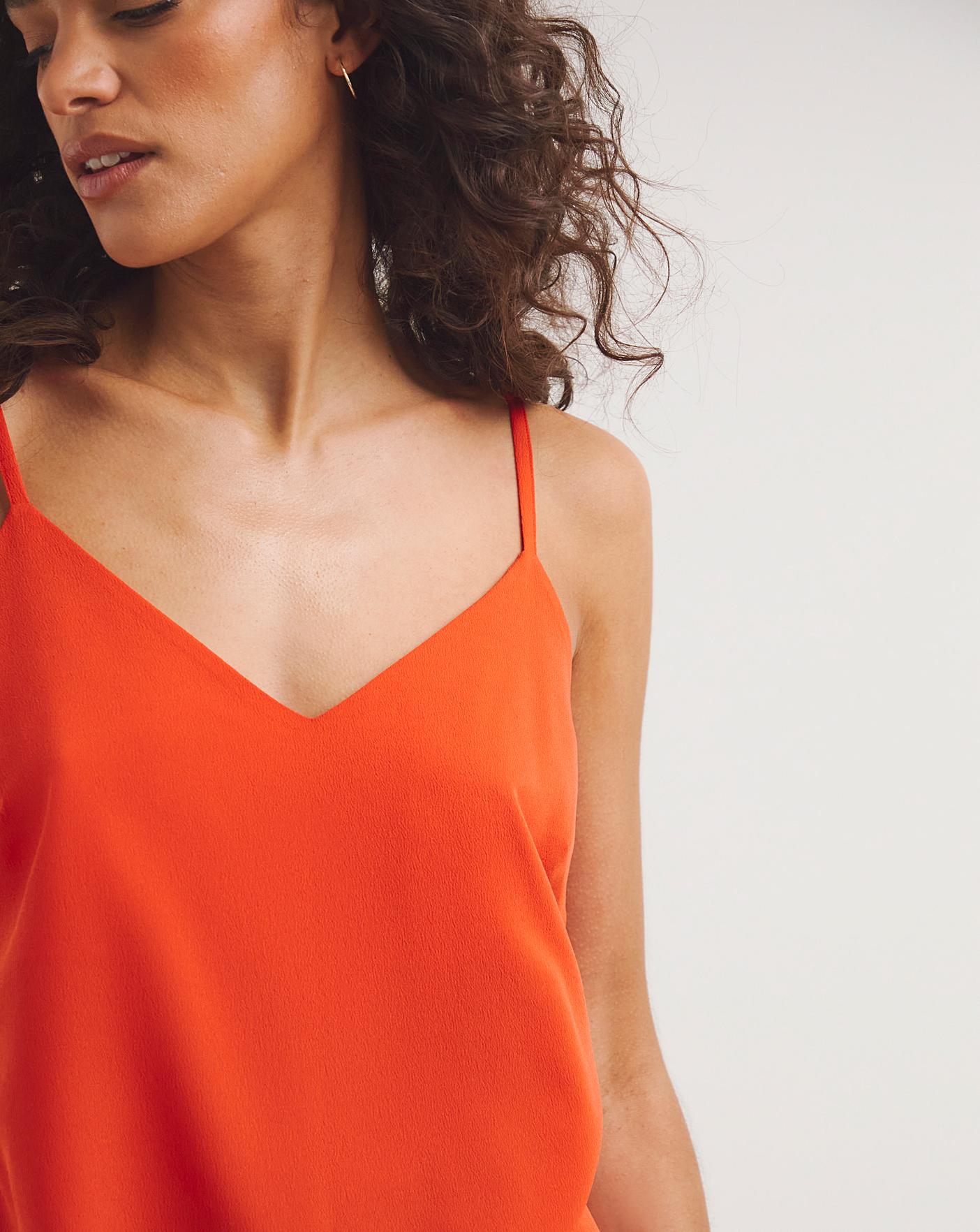 Orange cami sale