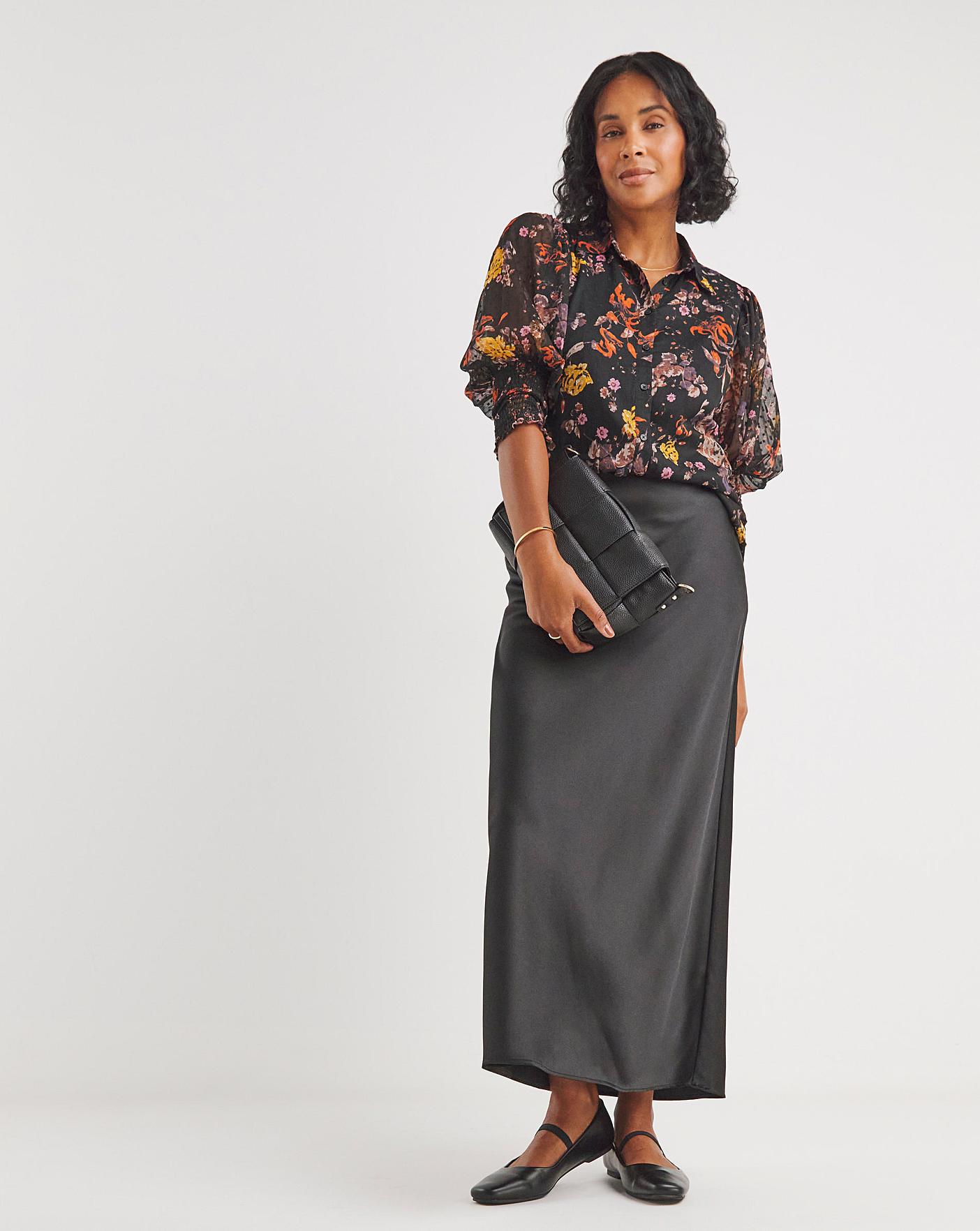 SHIRRED CUFF BLOUSE QUEEN ATLANTIS