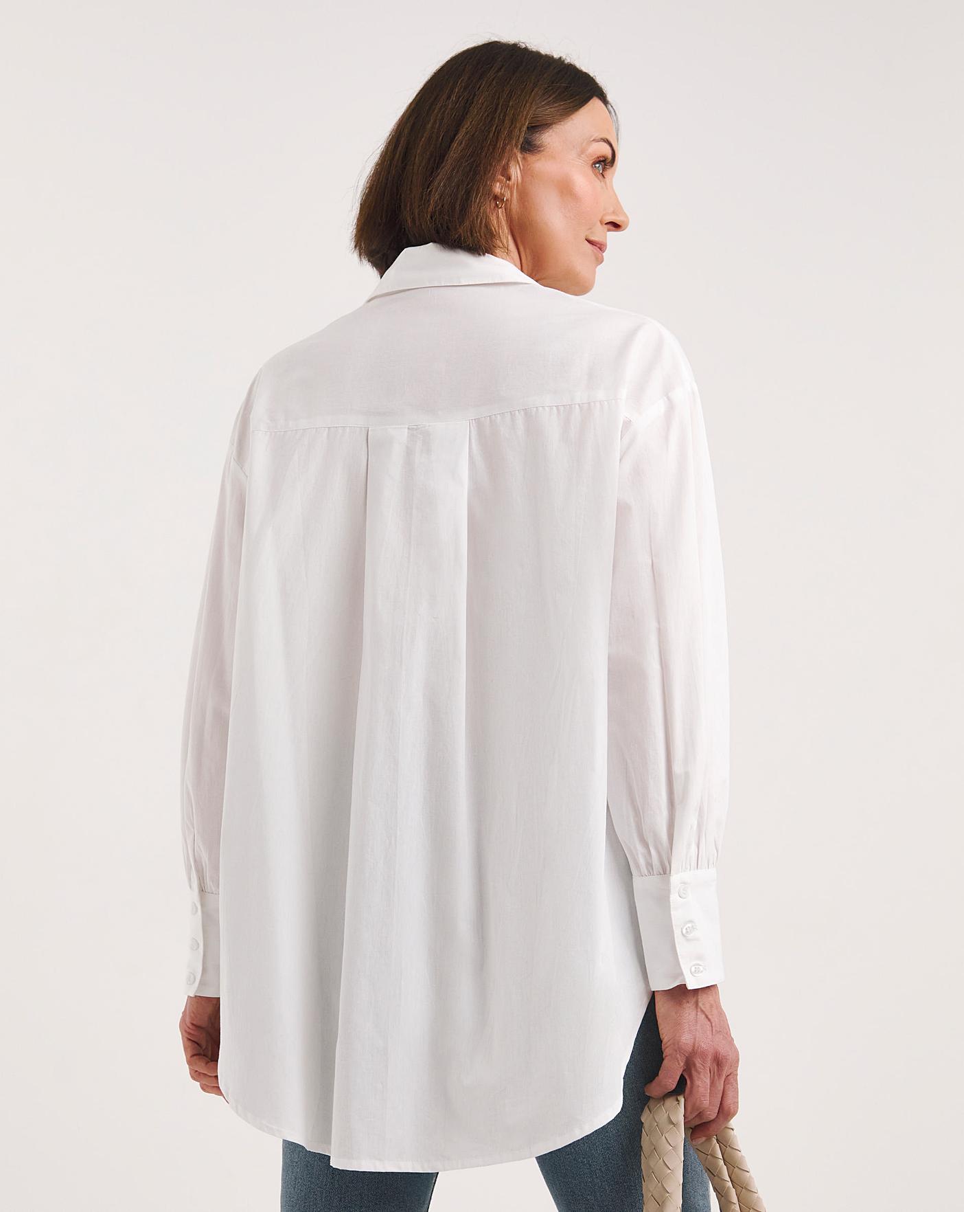 jd williams white blouses