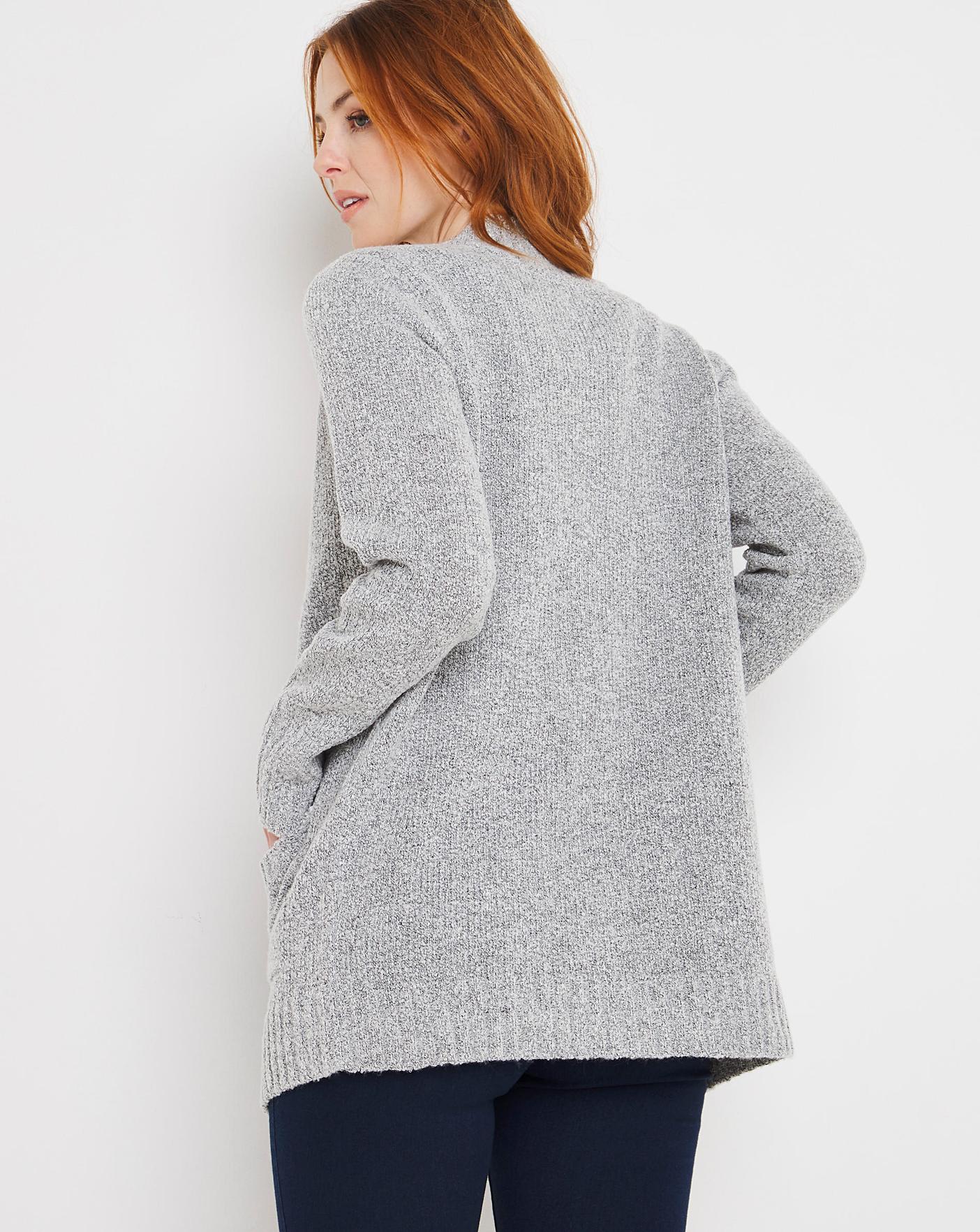 Julipa Zip Boucle Cardigan | Fashion World