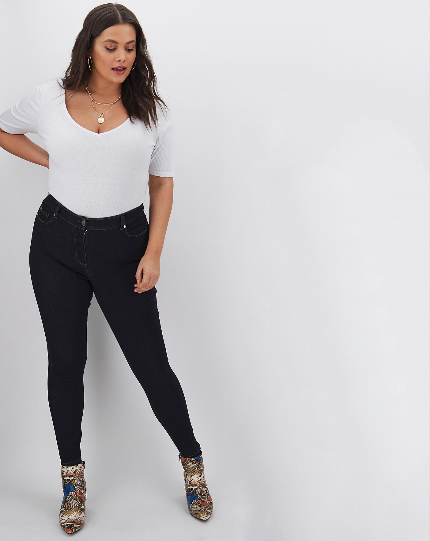 skinny jeans short length