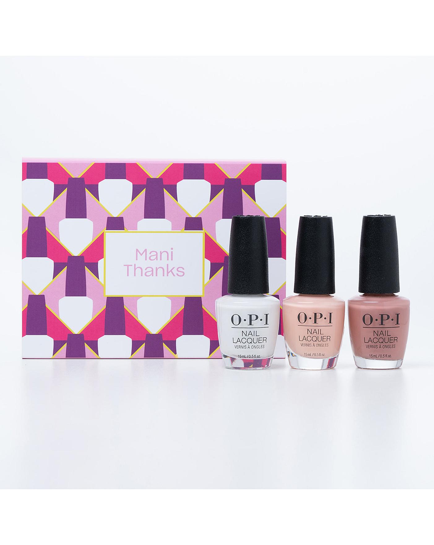 OPI Mani Thanks Nail Polish Gift Set Simply Be