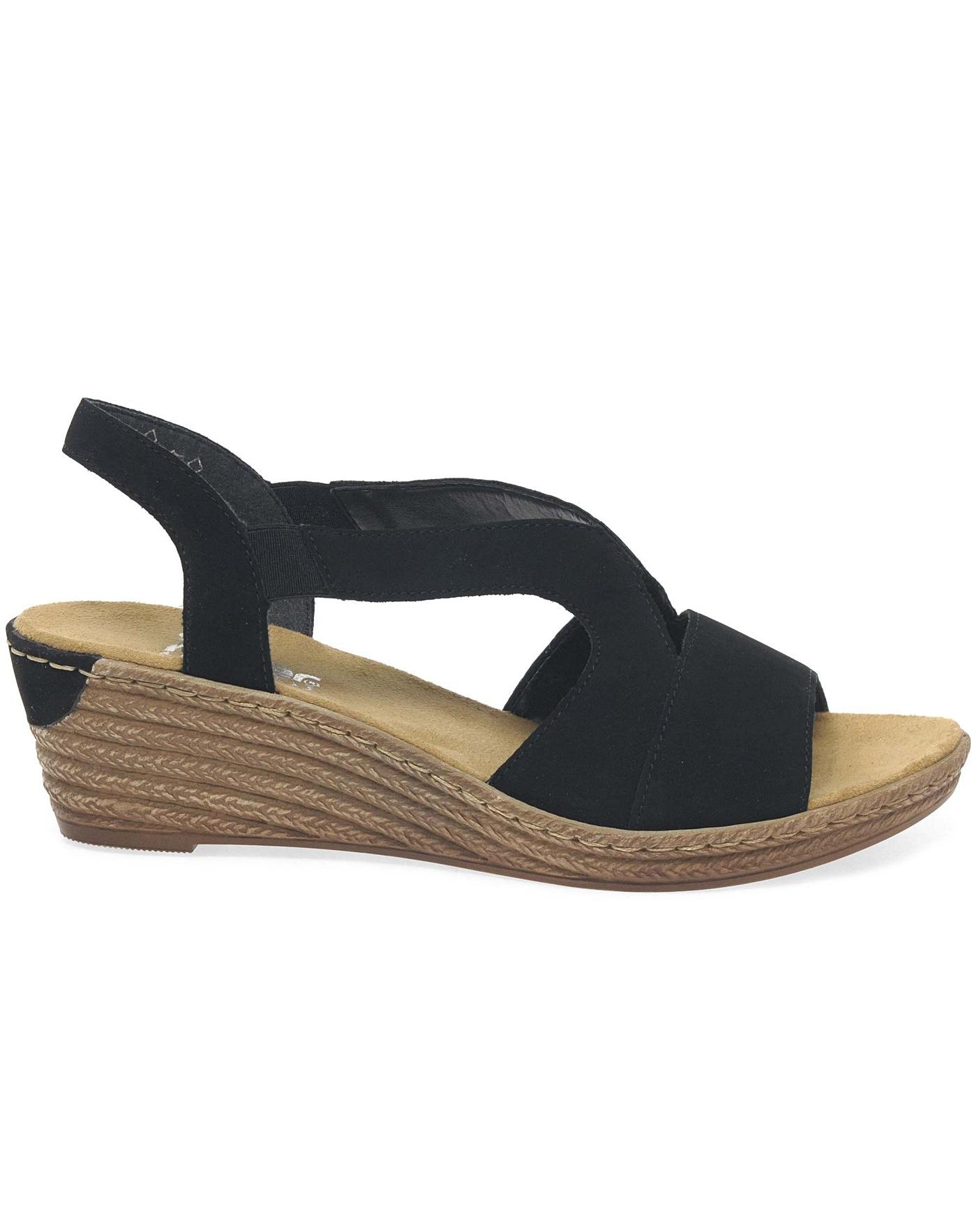 rieker wedge shoes