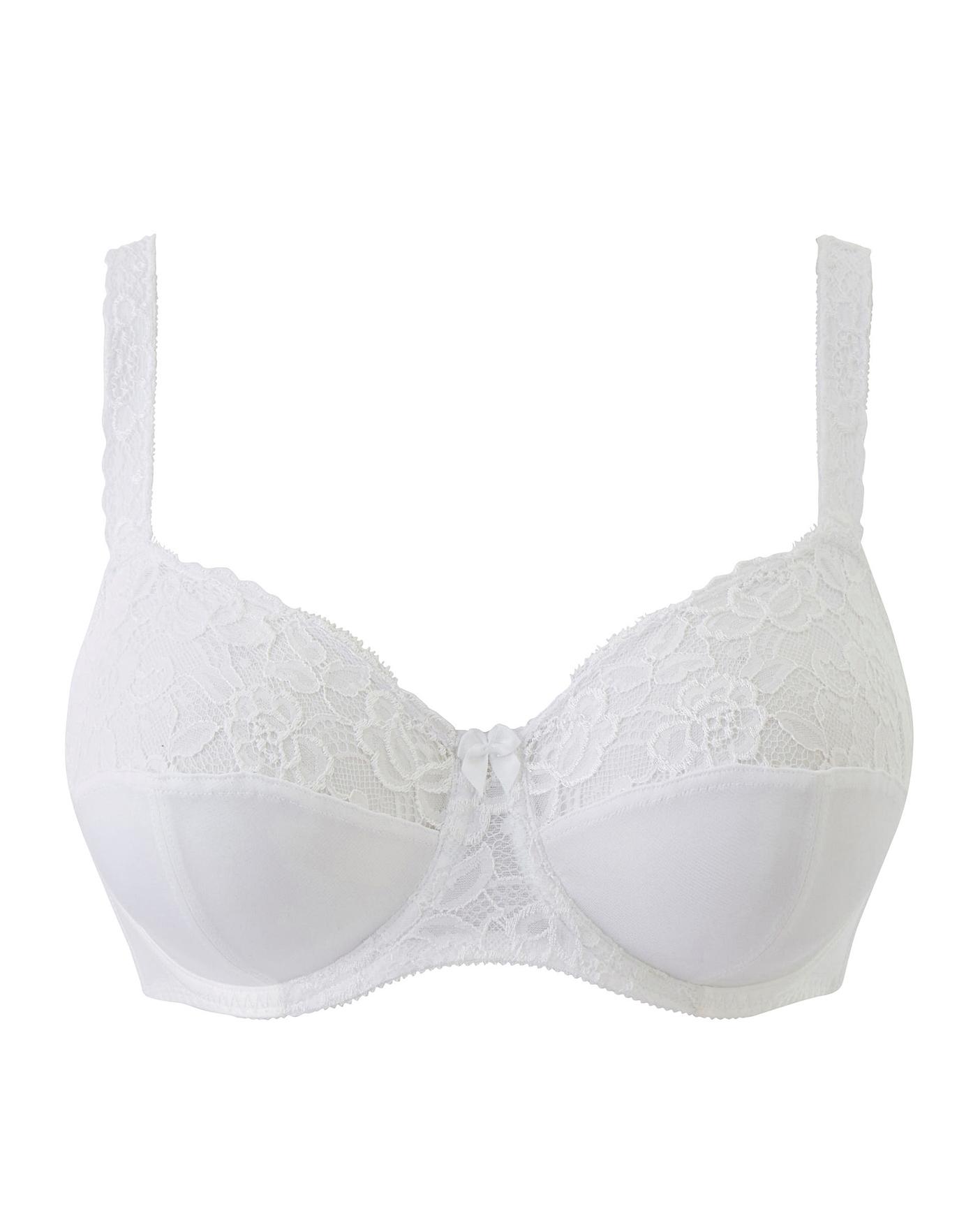 Fantasie Helena Full Cup White Bra | Simply Be