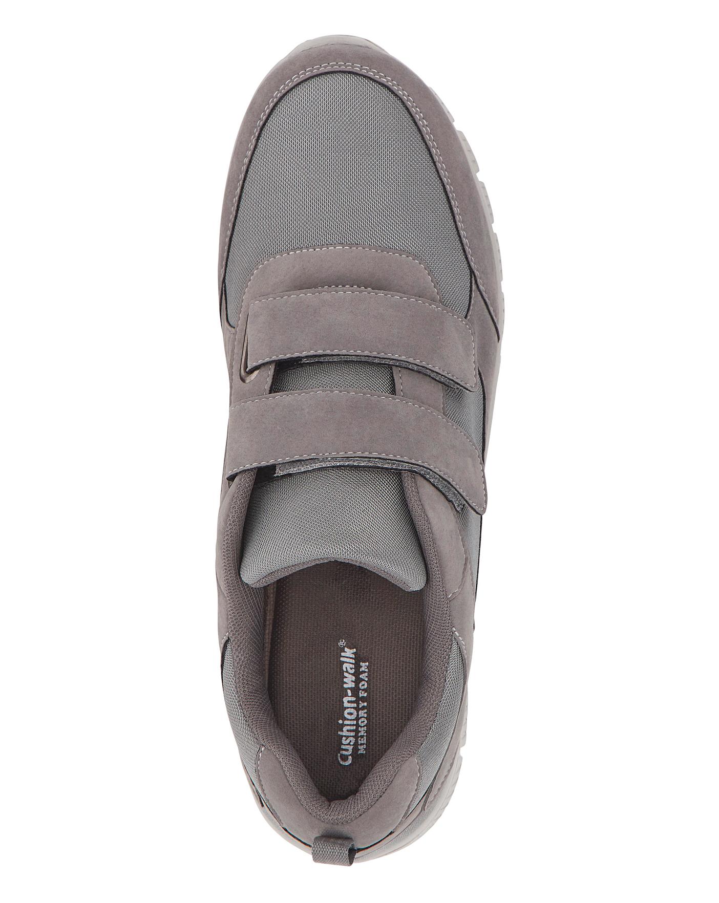 mens easy fasten trainers