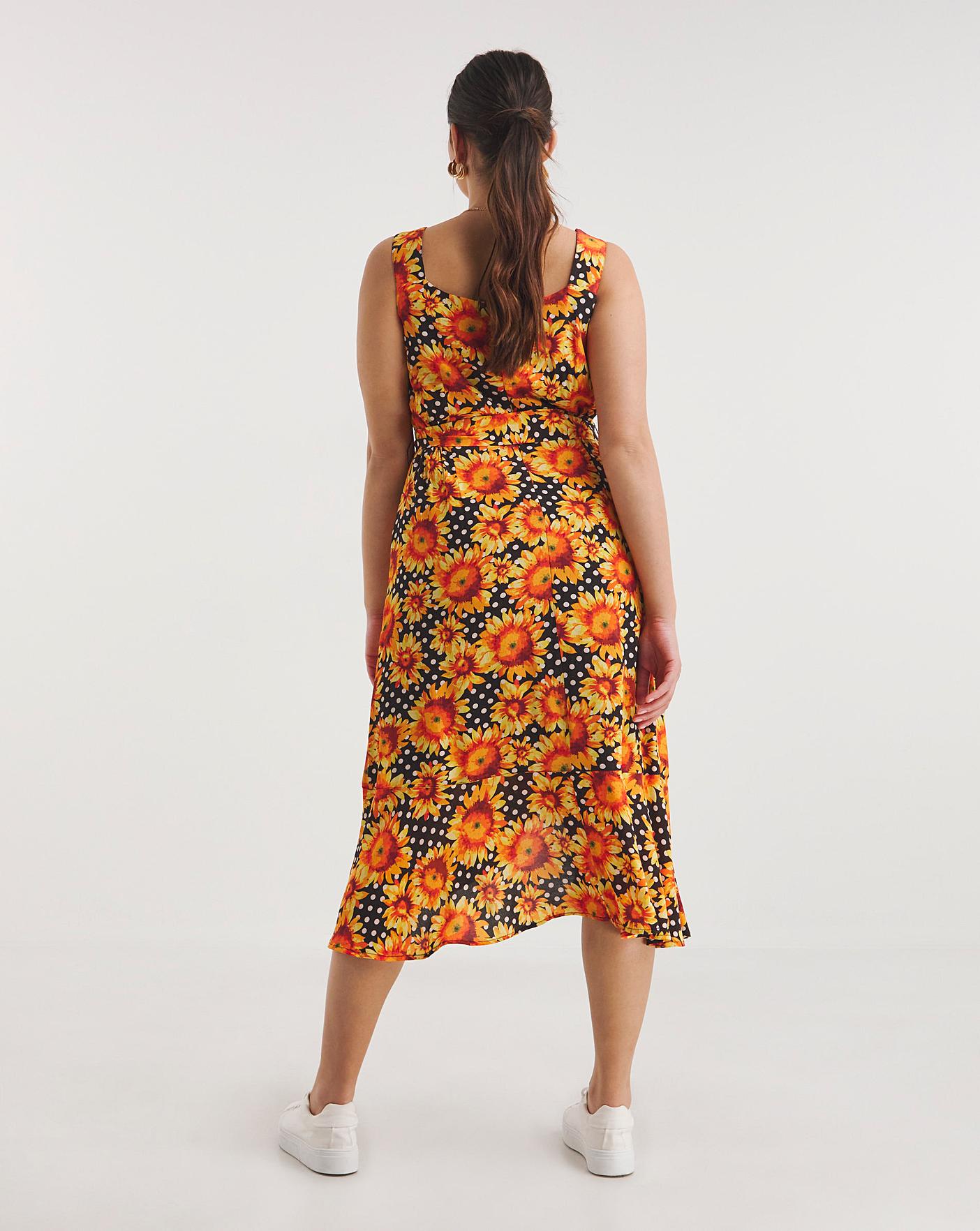 Joe Browns Sunflower Midi Dress Fashion World