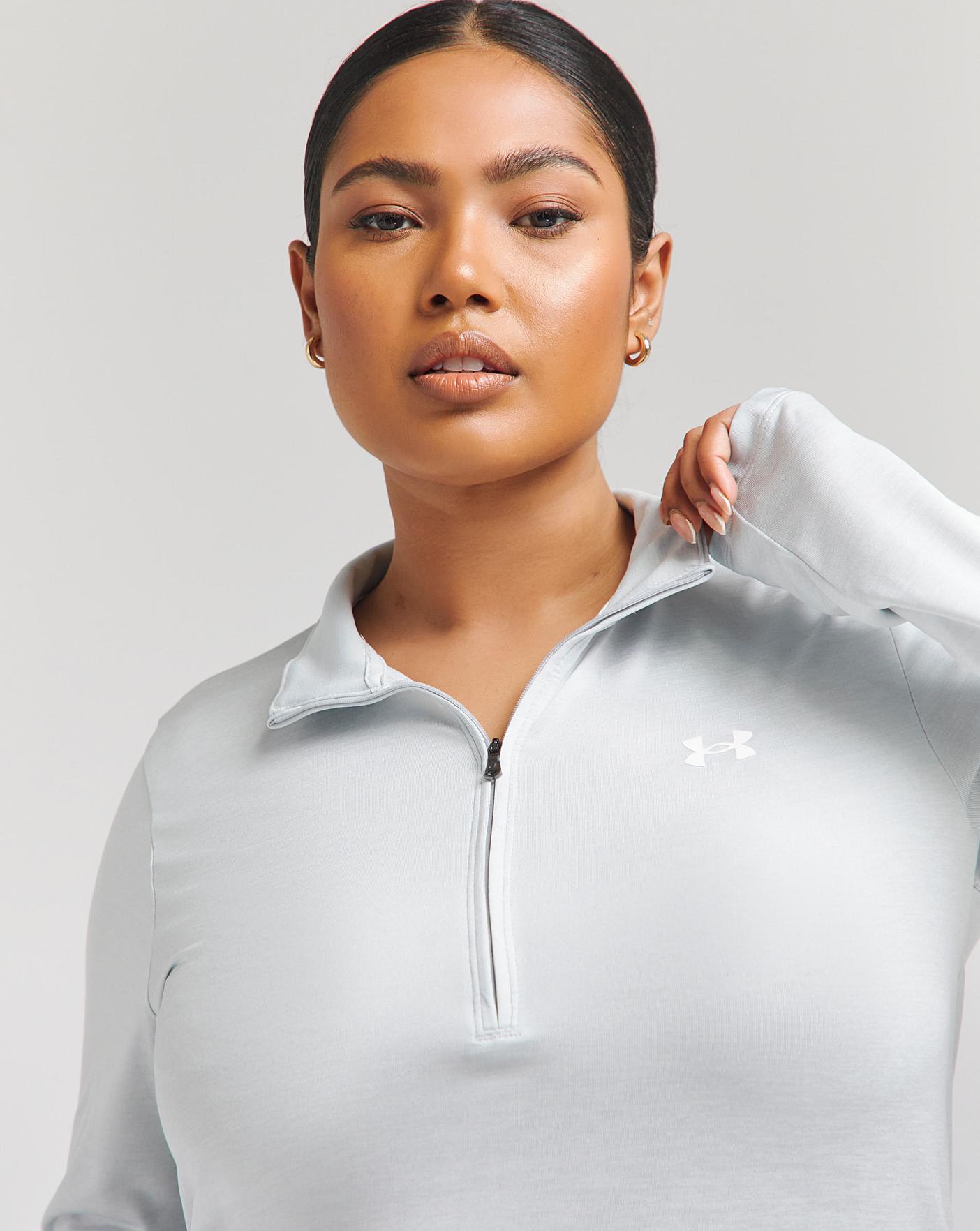 Under Armour Tech Twist 1/2 Zip Top | Simply Be Under Armour Tech Twist 1/2 Zip Top | Simply Be