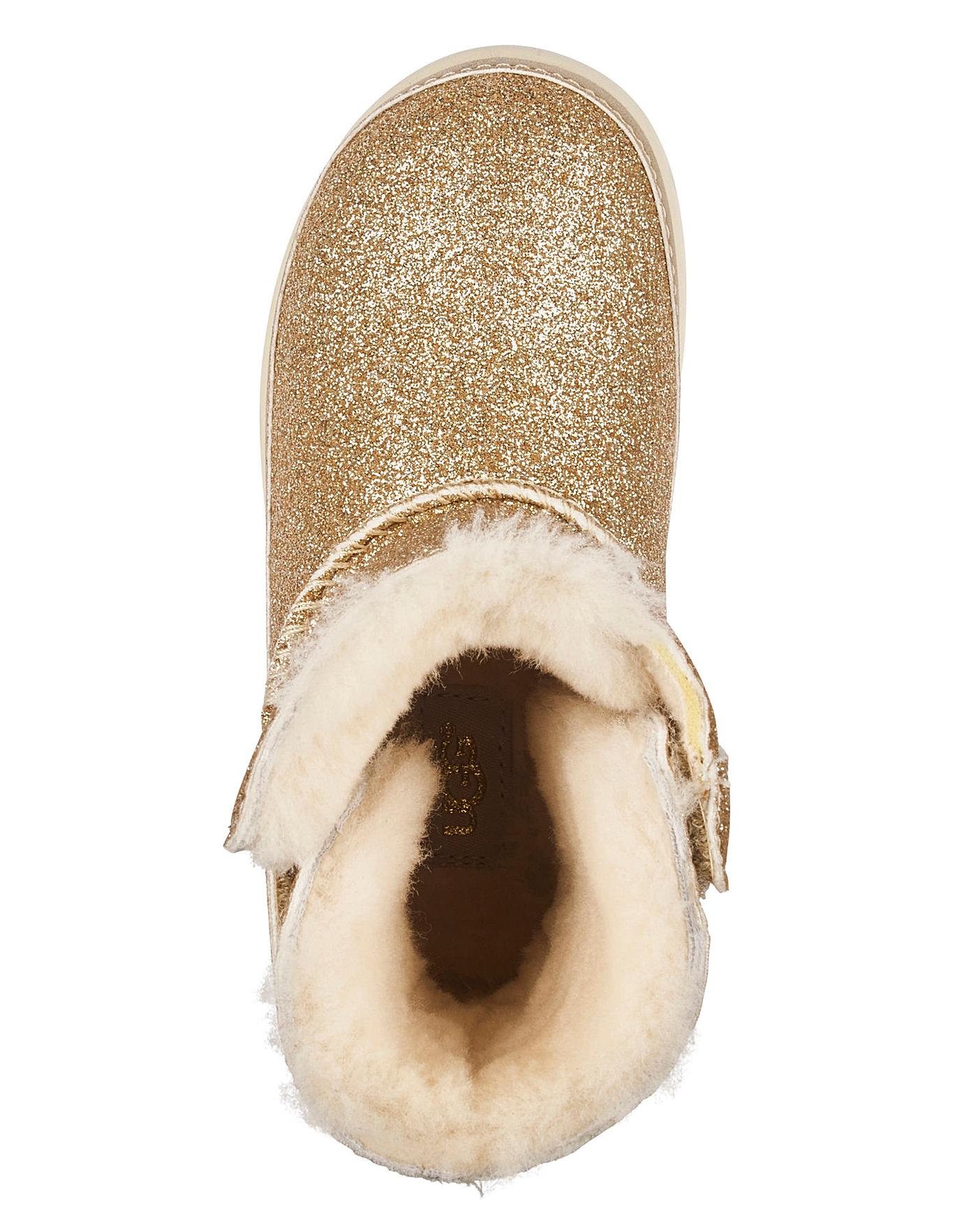 keelan glitter genuine shearling boot
