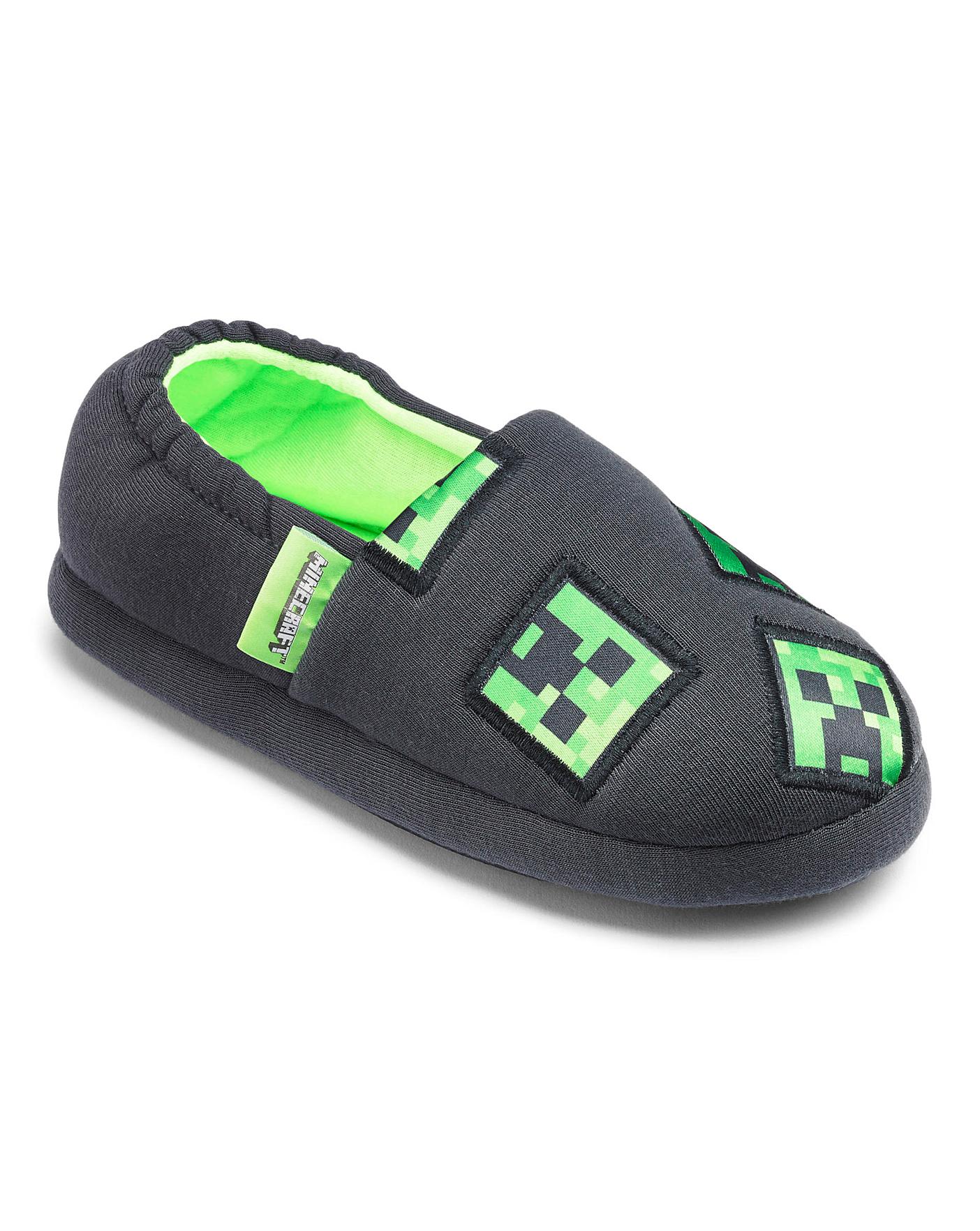 Boys Minecraft Slippers | Oxendales
