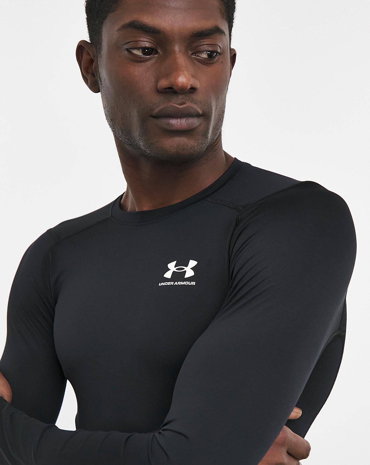 Under Armour Men's UA HeatGear® Armour Long Sleeve Compression Shirt SM  Black : Clothing, Shoes & Jewelry 