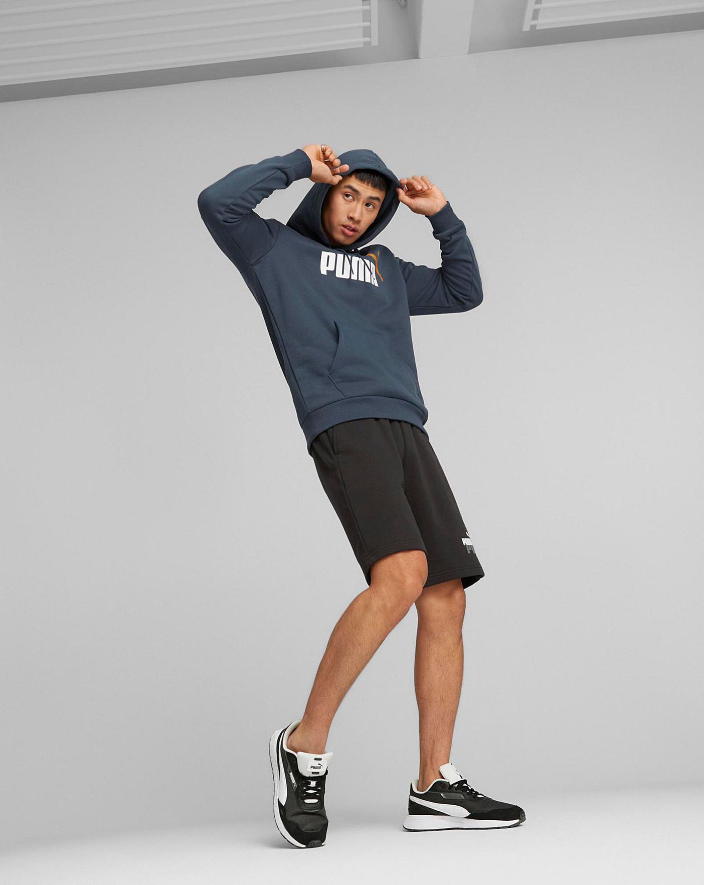 puma essentials big logo hoodie