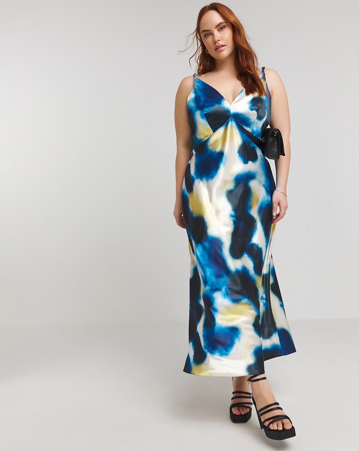 Satin maxi 2024 cami dress