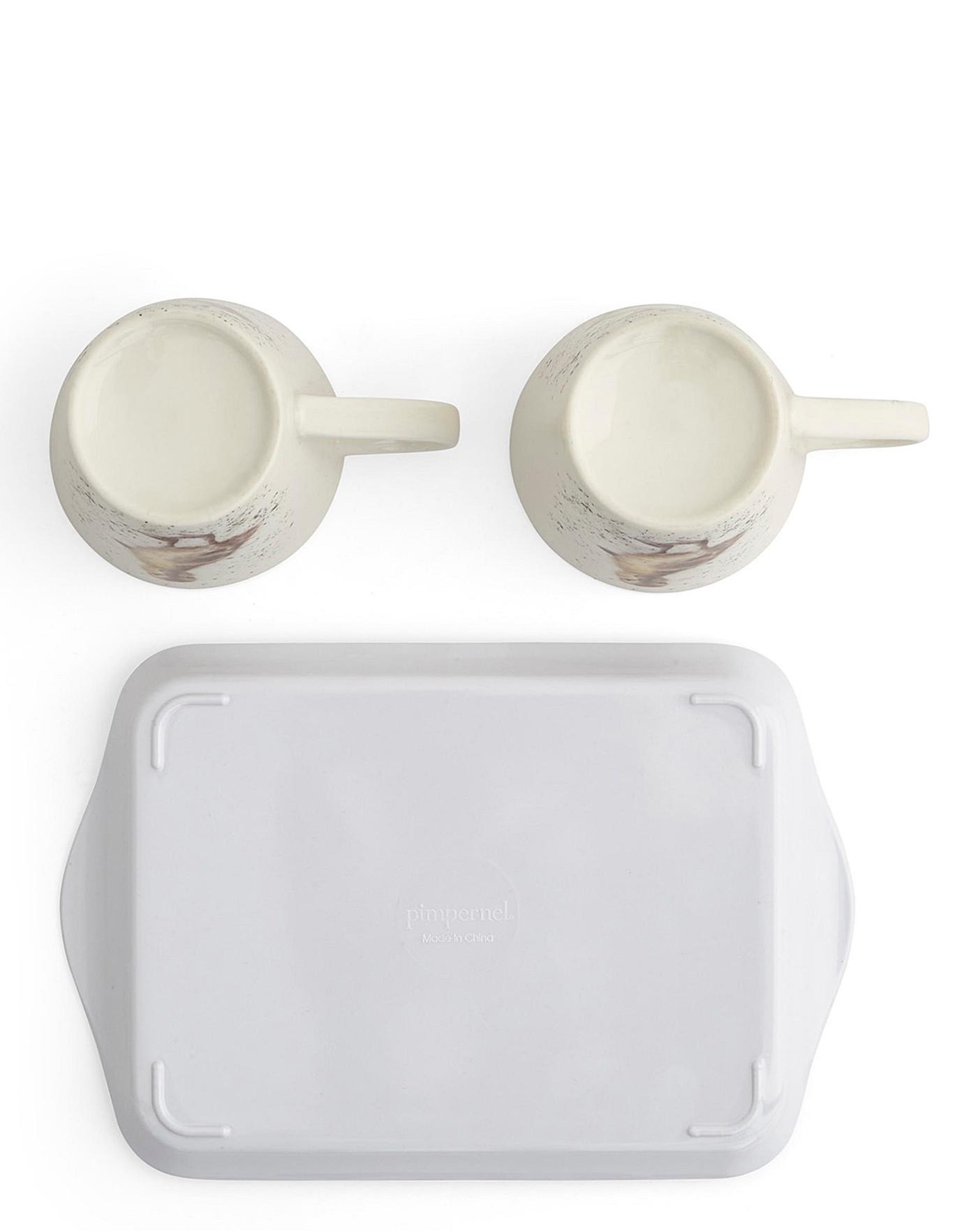 Wrendale Ducks Mug & Tray Set J D Williams