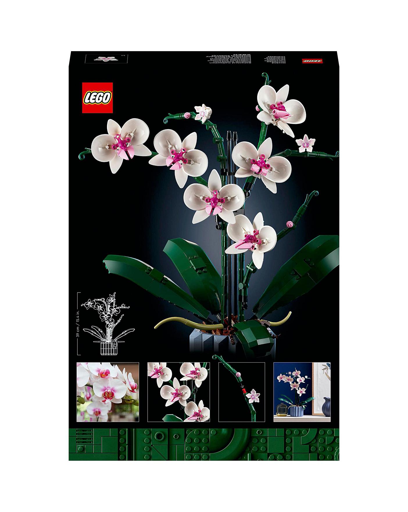 LEGO Icons Orchid Plant & Flowers Set | J D Williams