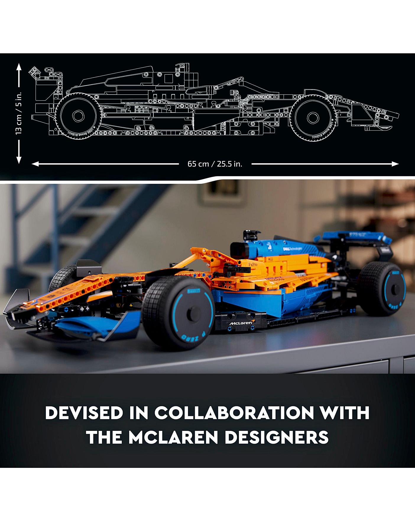 1,432 Pieces LEGO Technic McLaren Formula 1 Race Car 42141 Model Building Kit for Adults; Build a Replica Model of The 2022 McLaren Formula 1 Race Car 