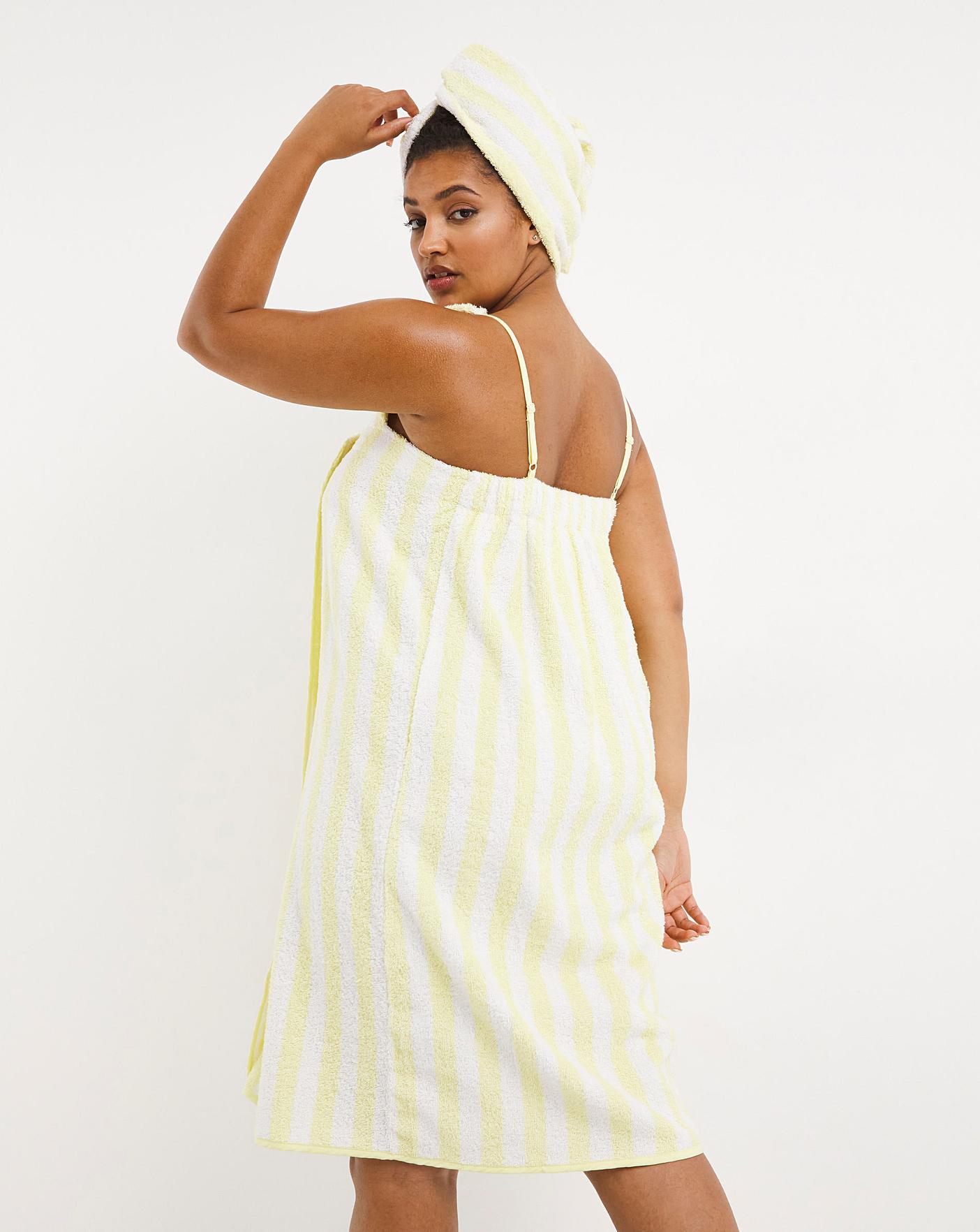 Pretty Secrets Shower Wrap and Turban Marisota