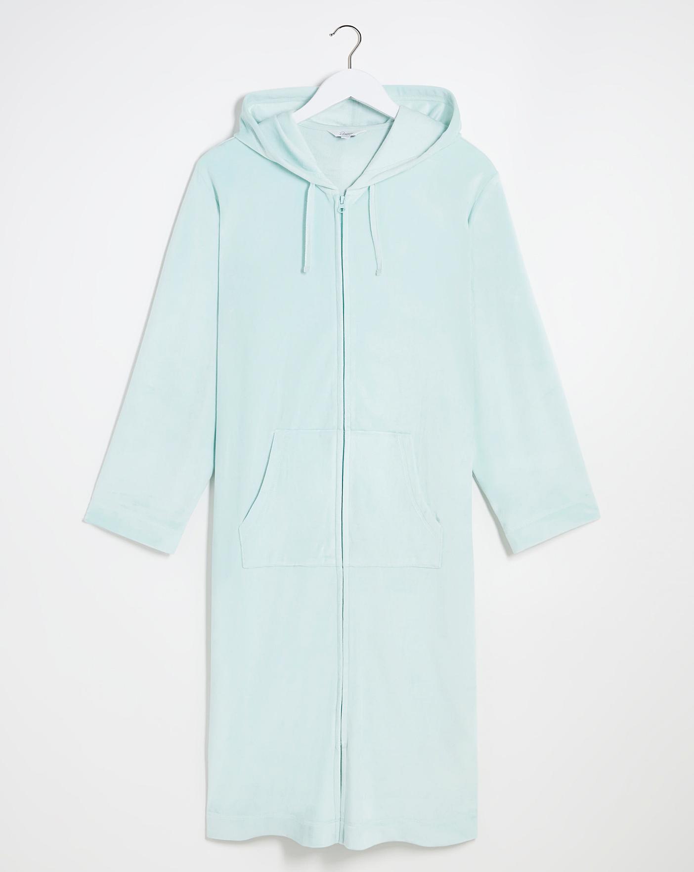 Pretty Secrets Hooded Zip Through Gown Ambrose Wilson