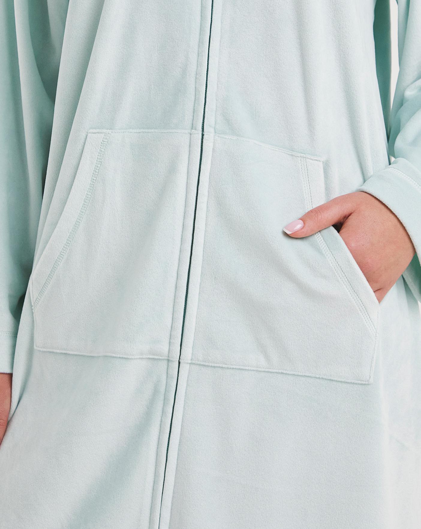 Pretty Secrets Hooded Zip Through Gown Ambrose Wilson