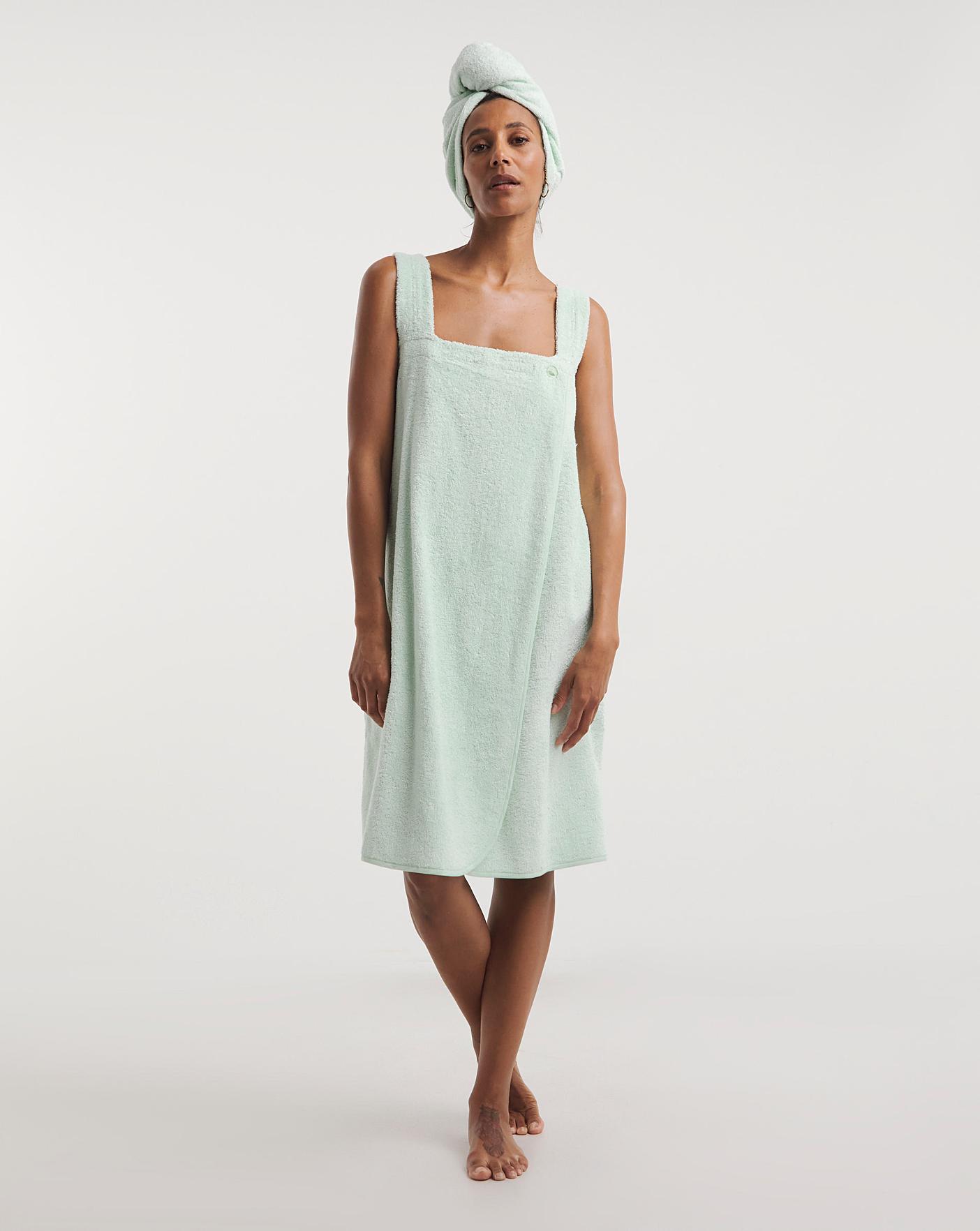 Pretty Secrets Shower Wrap and Turban Ambrose Wilson