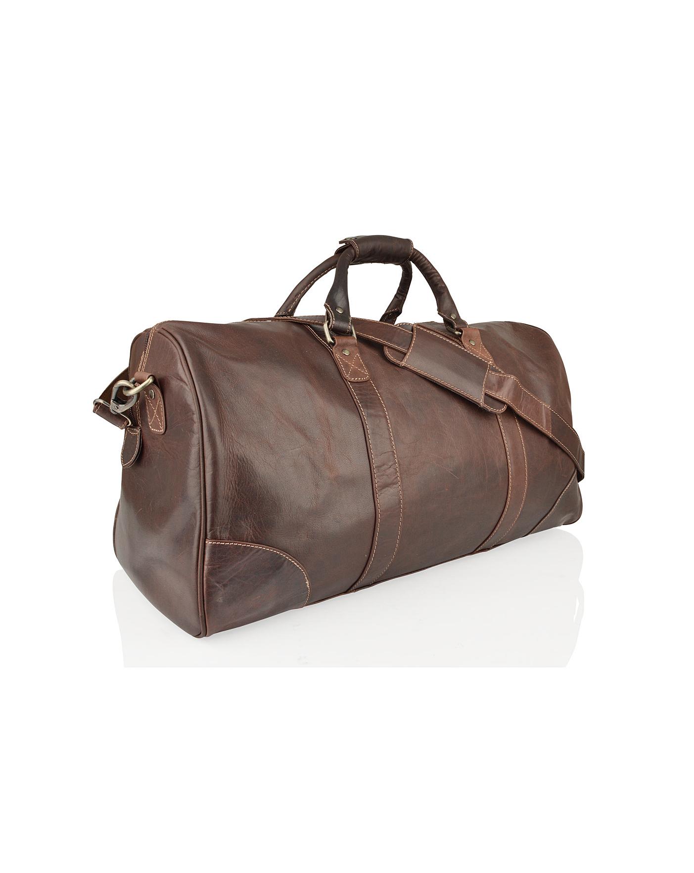 buffalo leather holdall