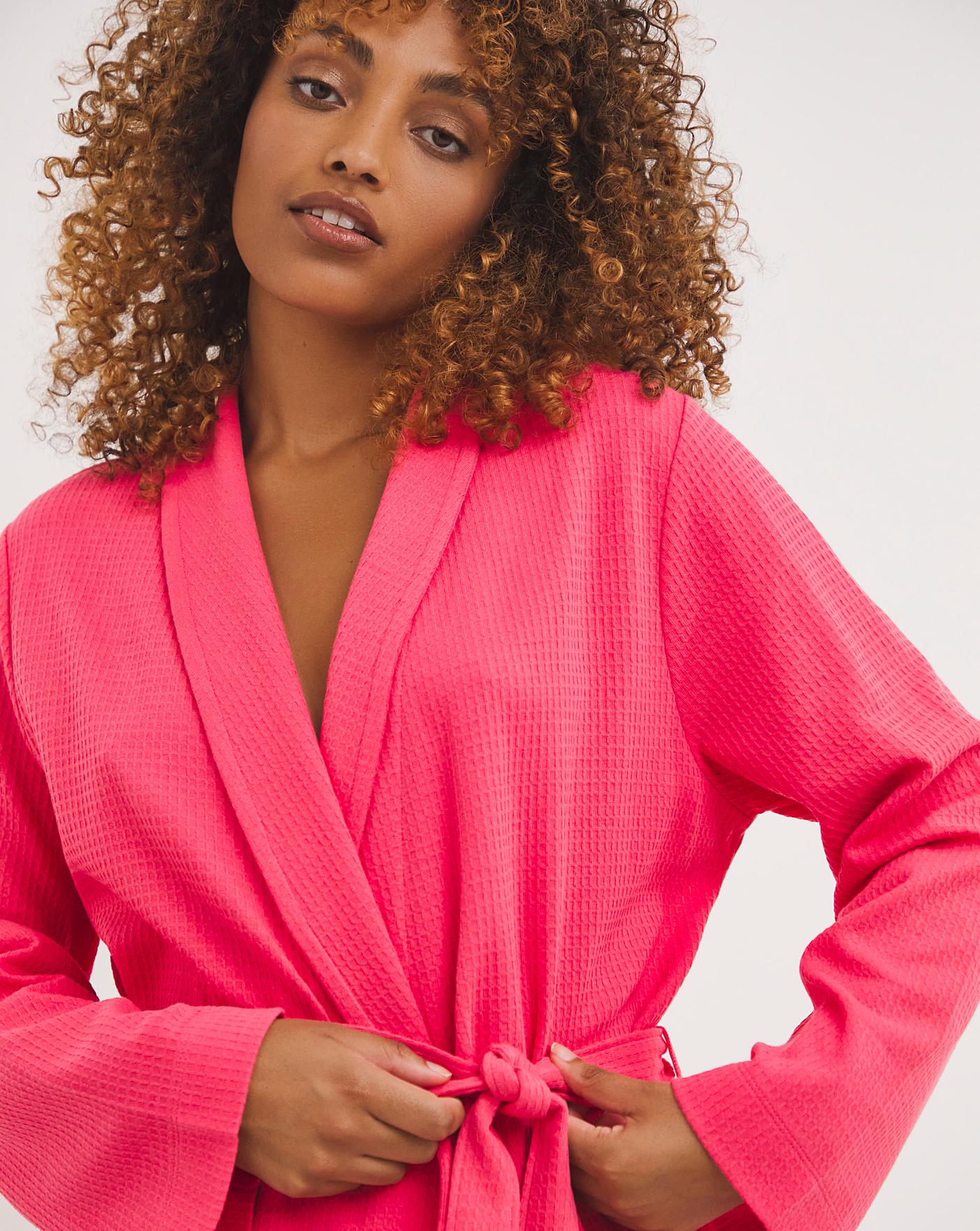 Pretty Secrets Waffle Dressing Gown L48 Oxendales