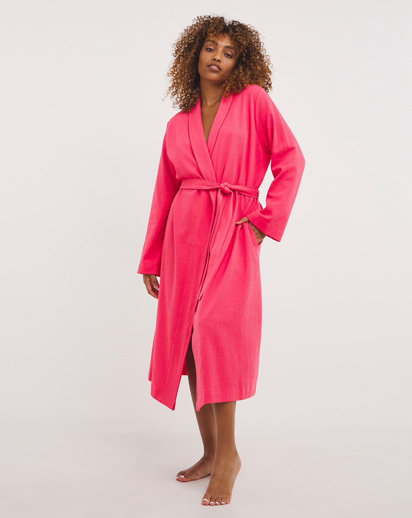 Pretty Secrets Waffle Dressing Gown | J D Williams