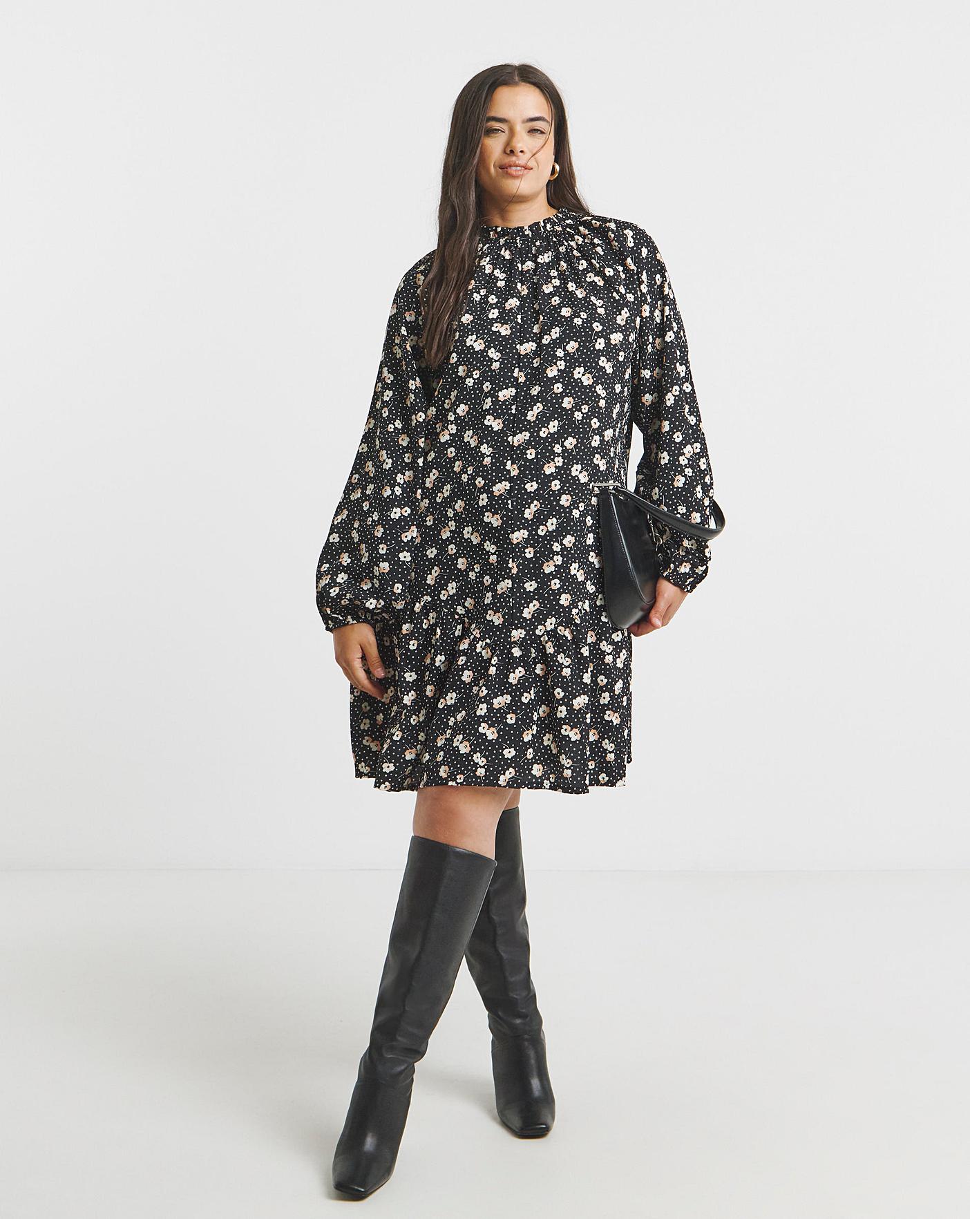 green emerald velvet dress Cream and Rust Smocked Drop Waist Dress – Thomas and Rye main image 1