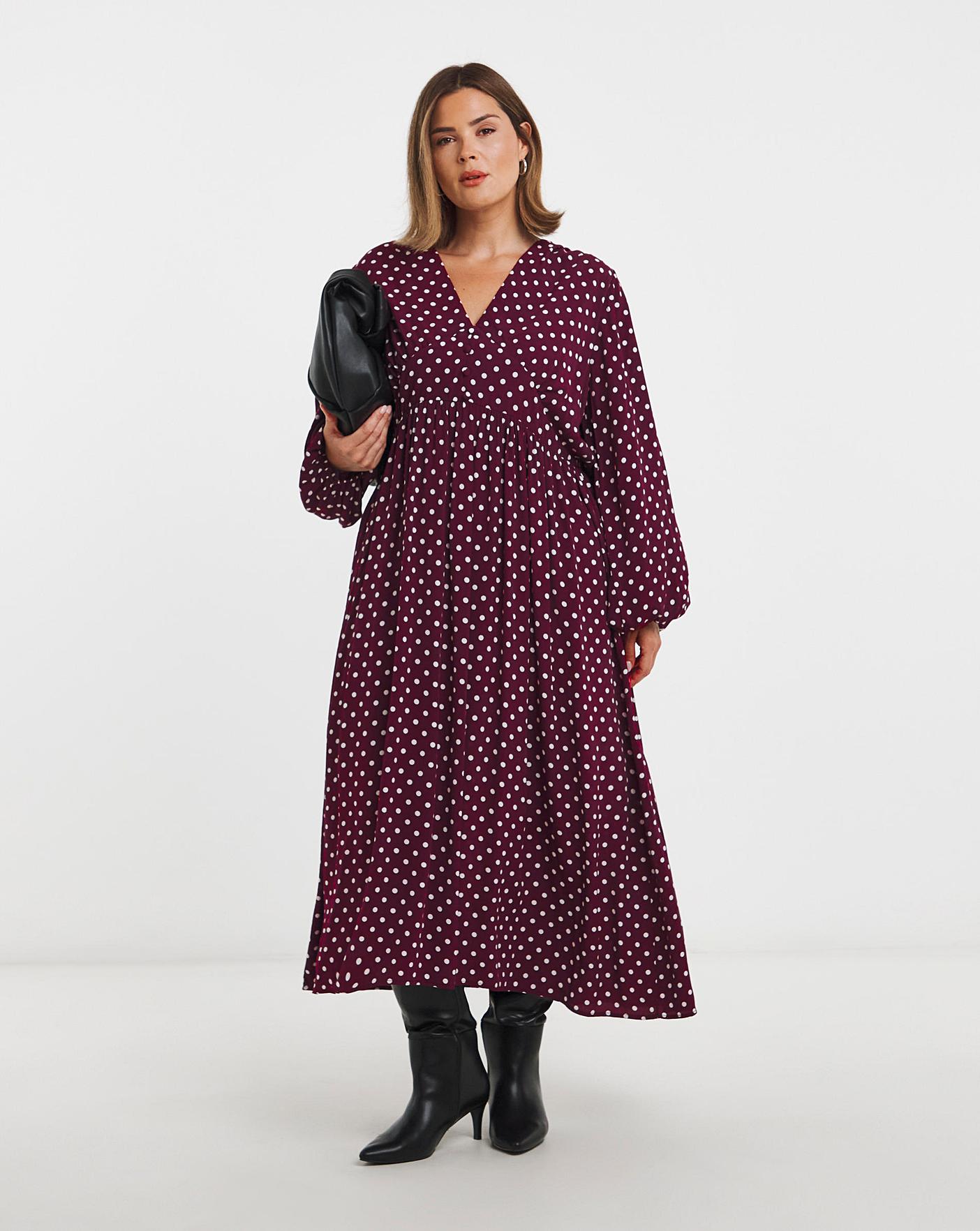 burgundy infinity dresses Burgundy Tilly Dress Petite main image 0