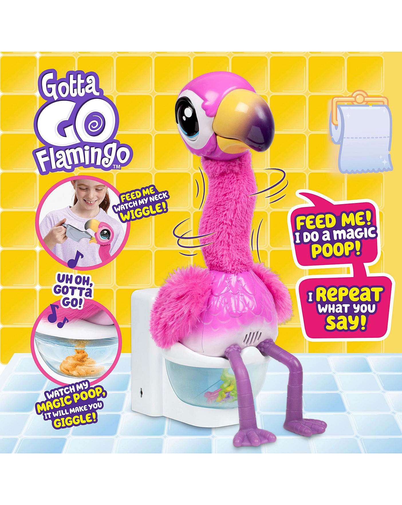 the pooping flamingo