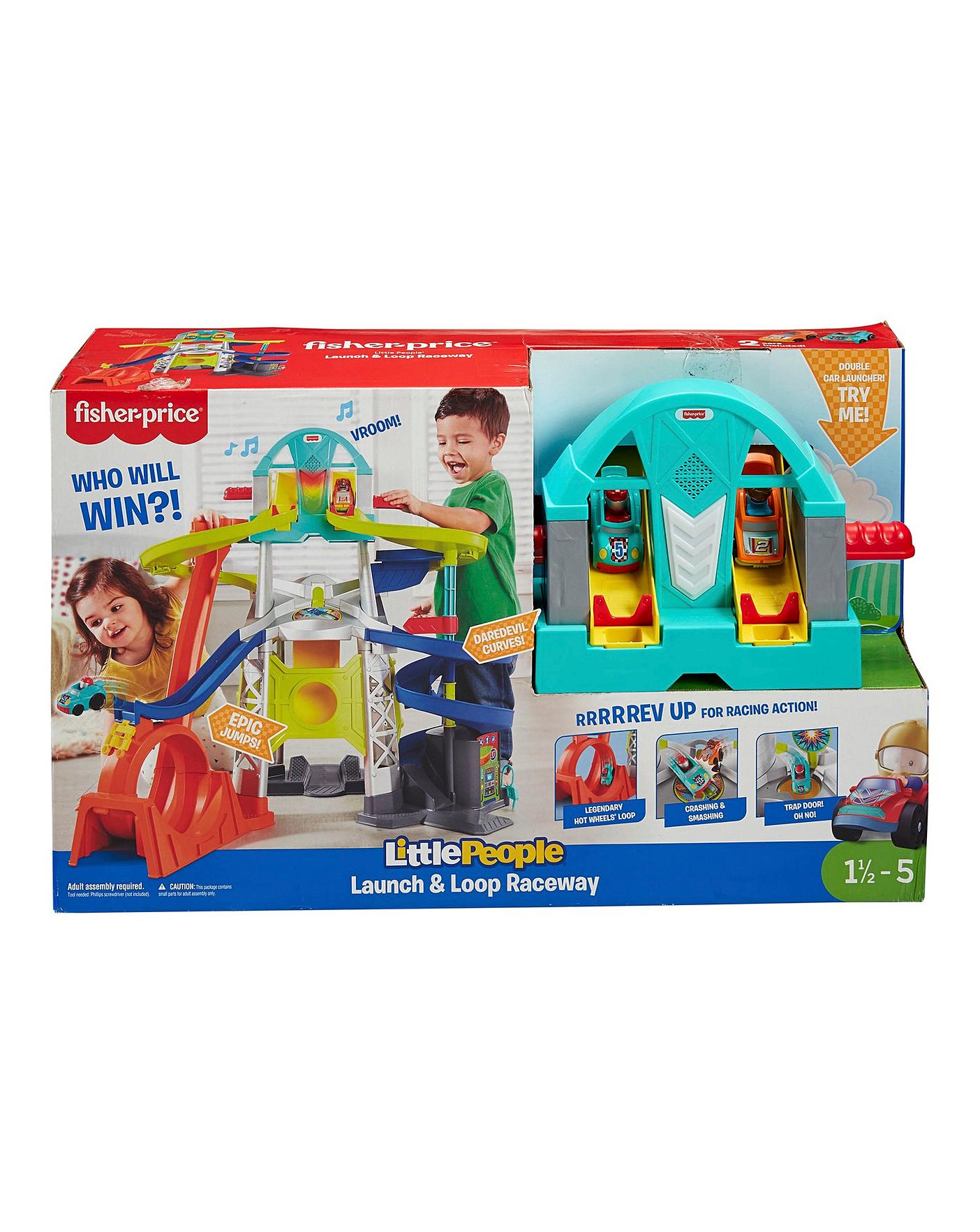 fisher price double race track