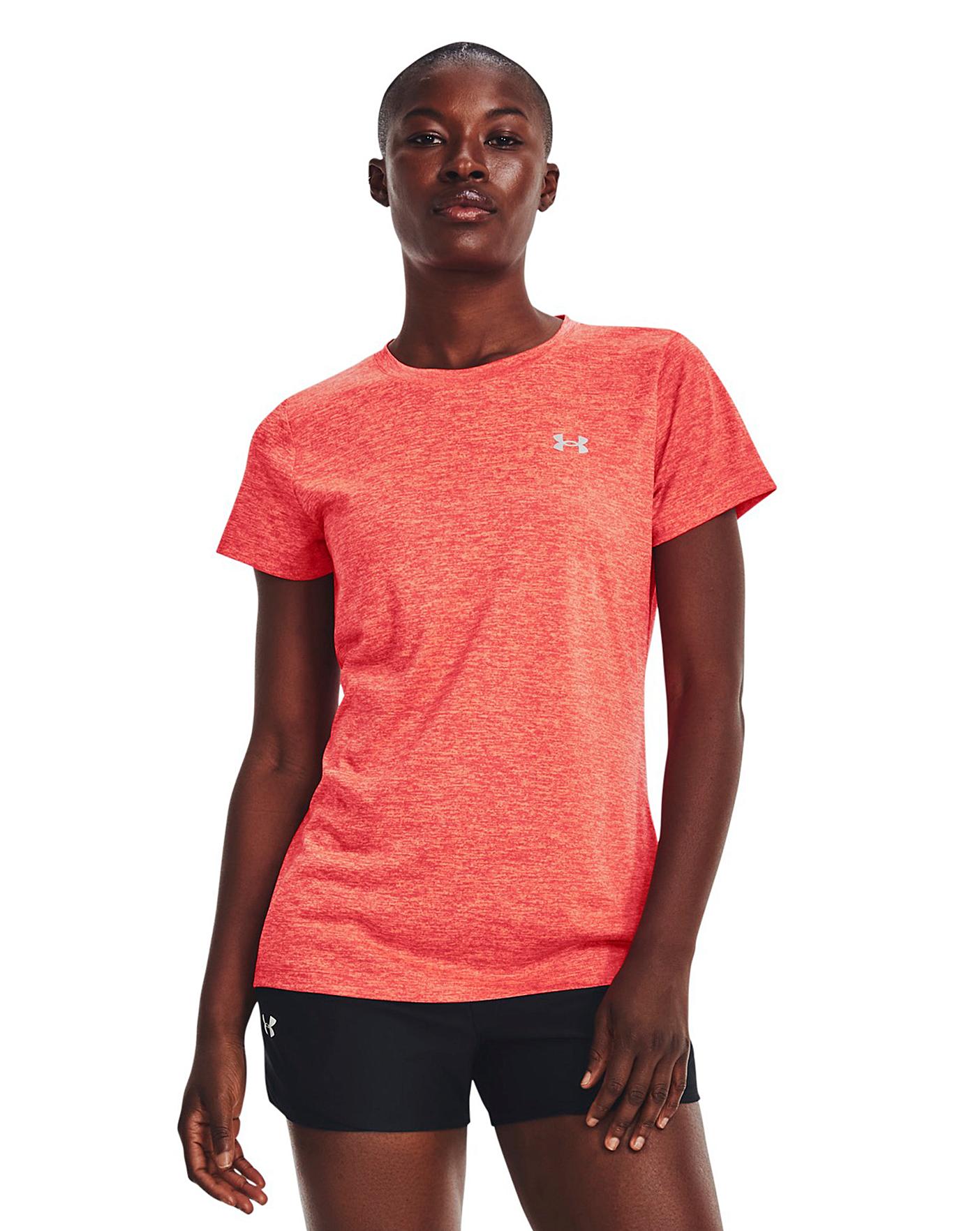 Under Armour Tech Twist Short Sleeve T-shirt in Red