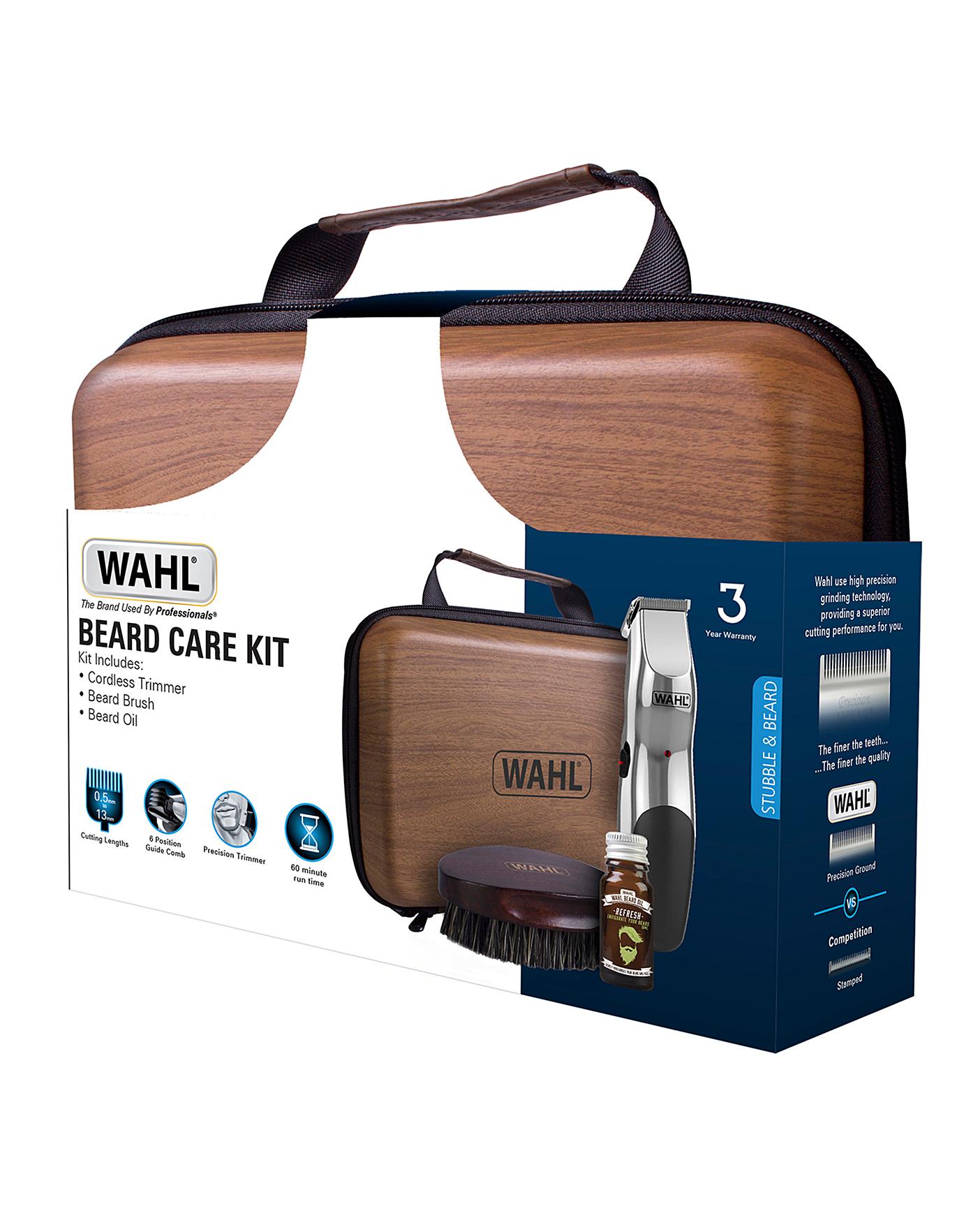 wahl beard trimmer kit
