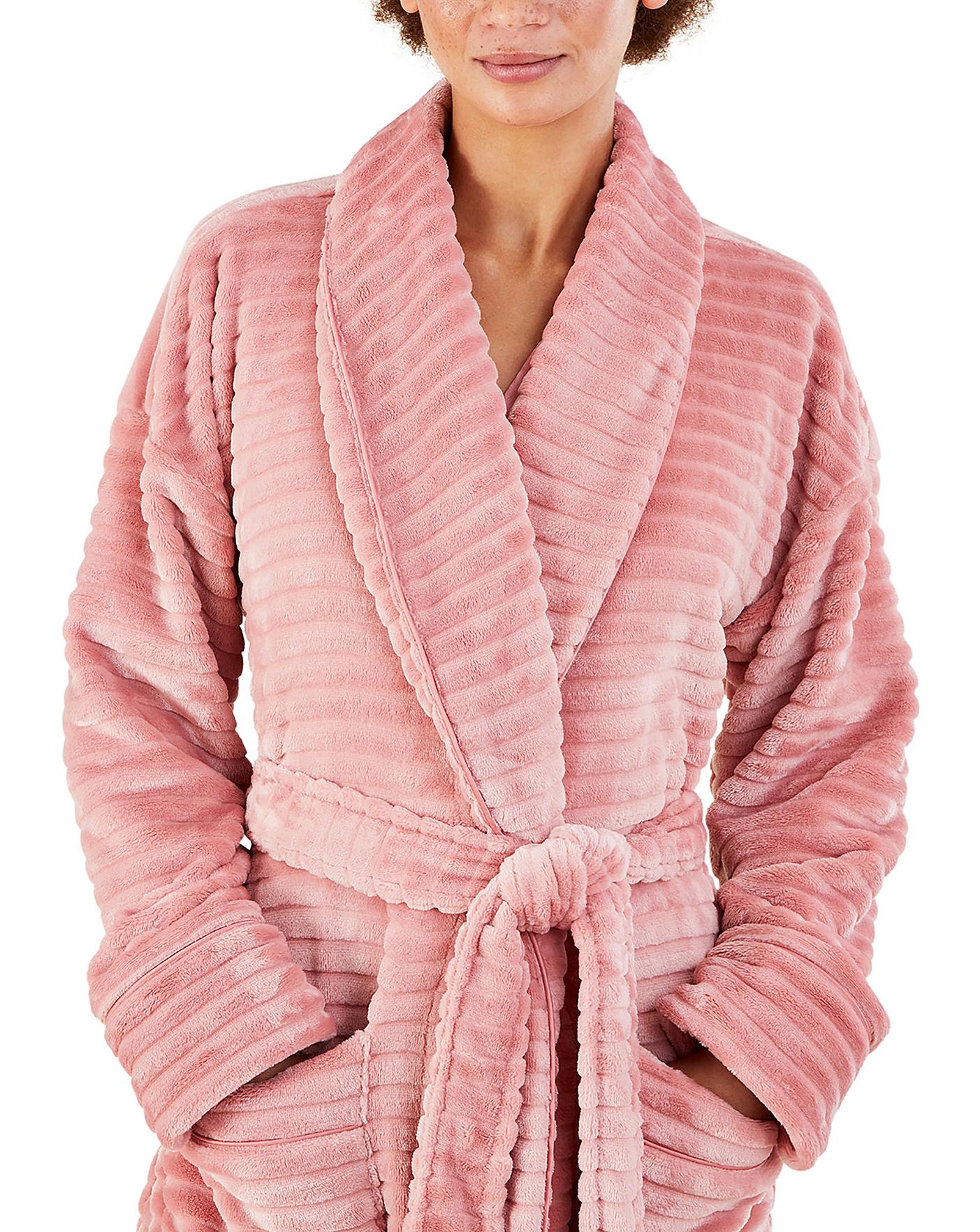 Monsoon Stripe Textured Dressing Gown Ambrose Wilson