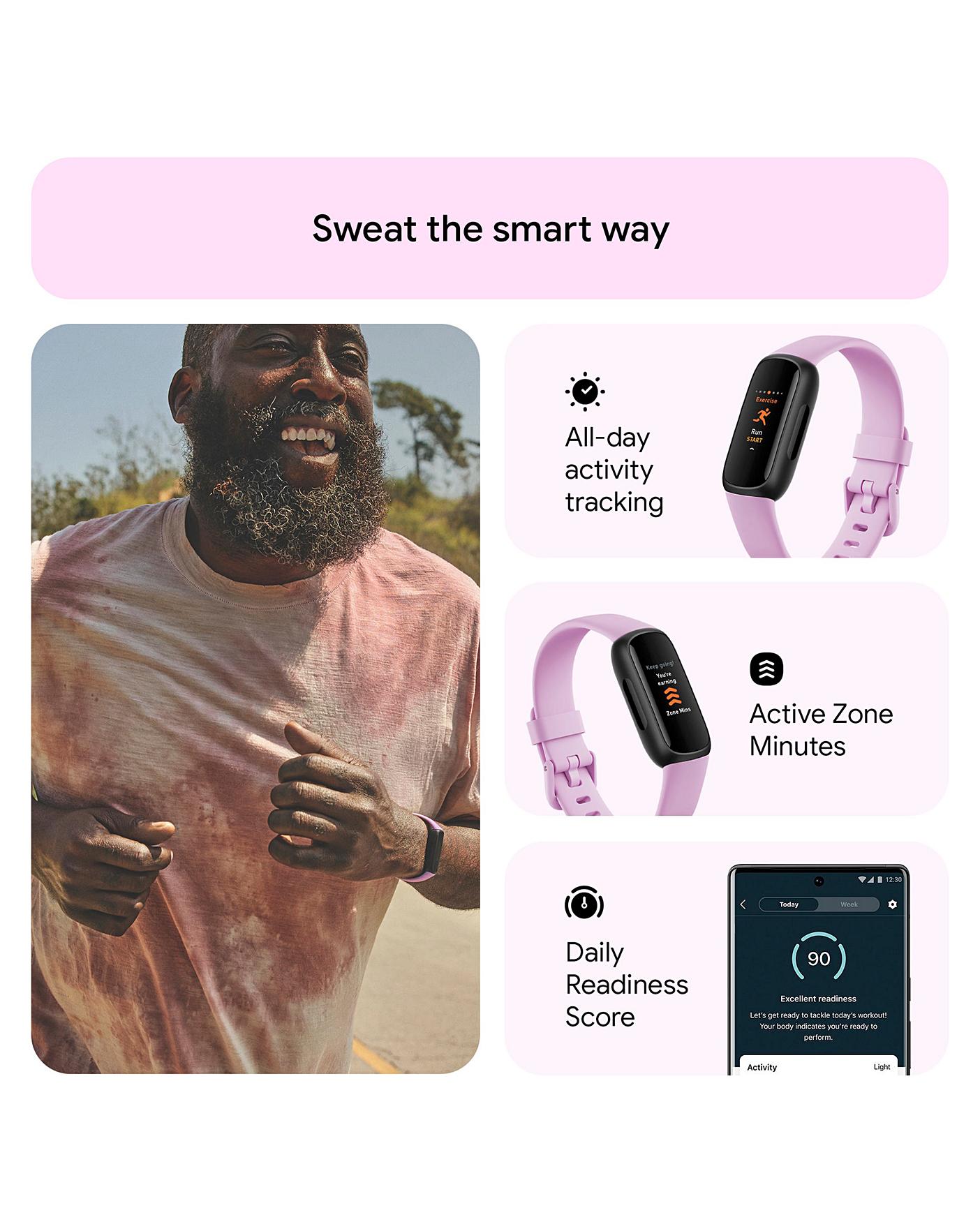 Fitbit - hotsell Inspire 3 Health & Fitness Tracker - Lilac Bliss