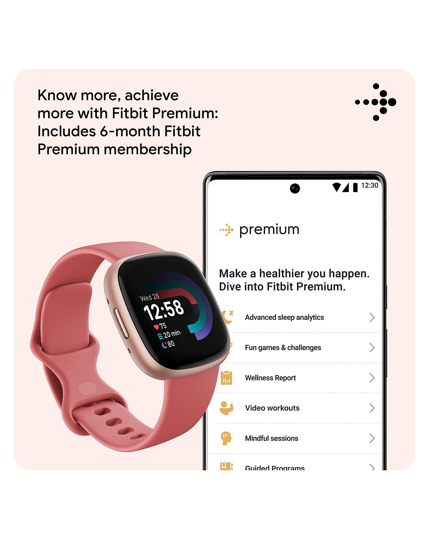 Peach sale fitbit versa