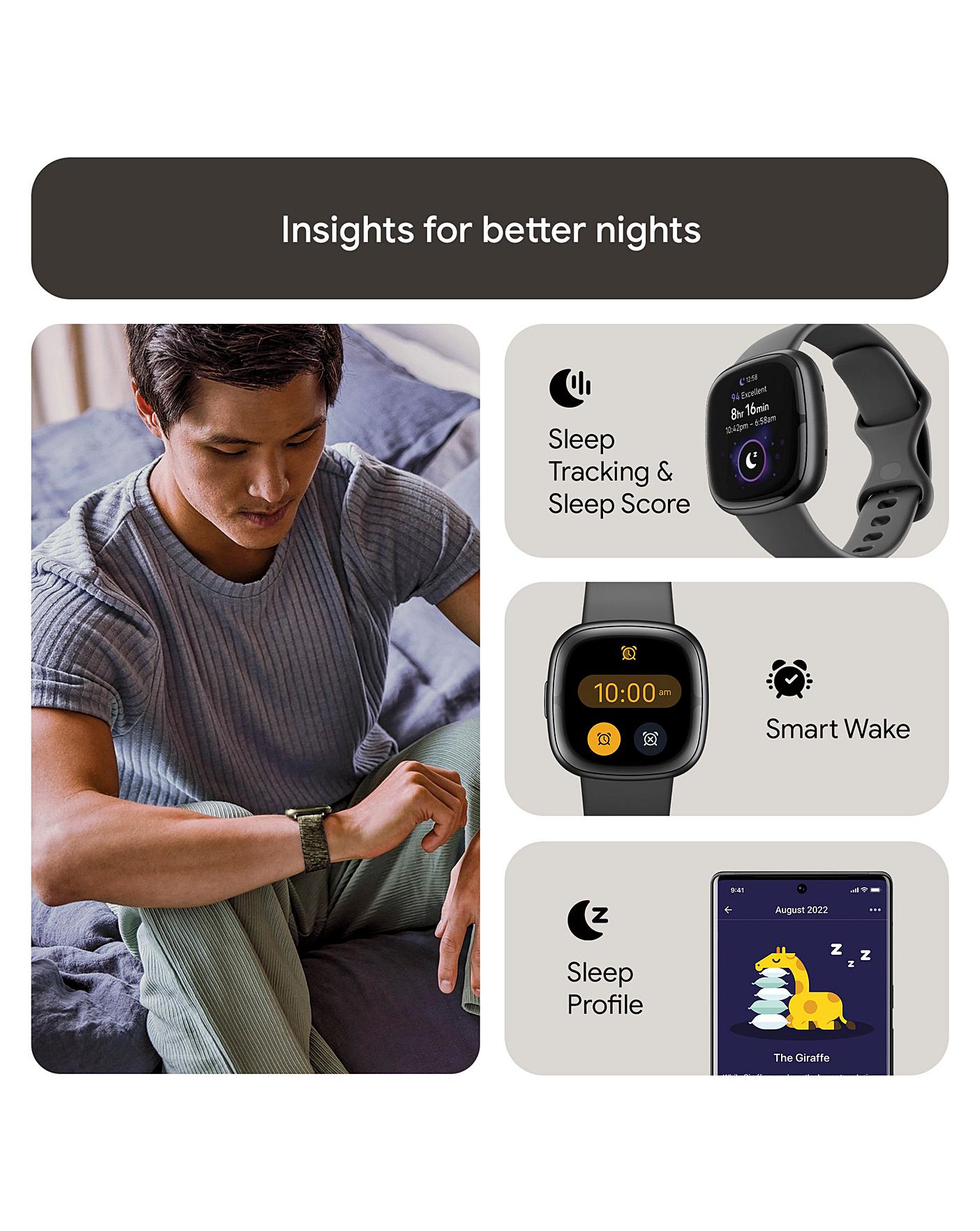 Smart wake best sale fitbit versa 2