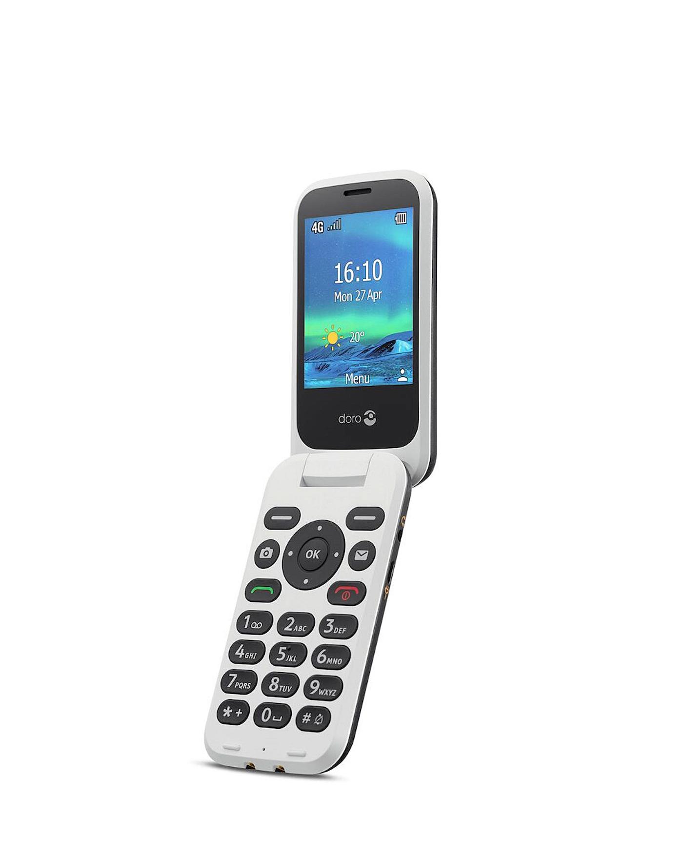 Doro 6880 Flip Mobile Phone - Black | Ambrose Wilson