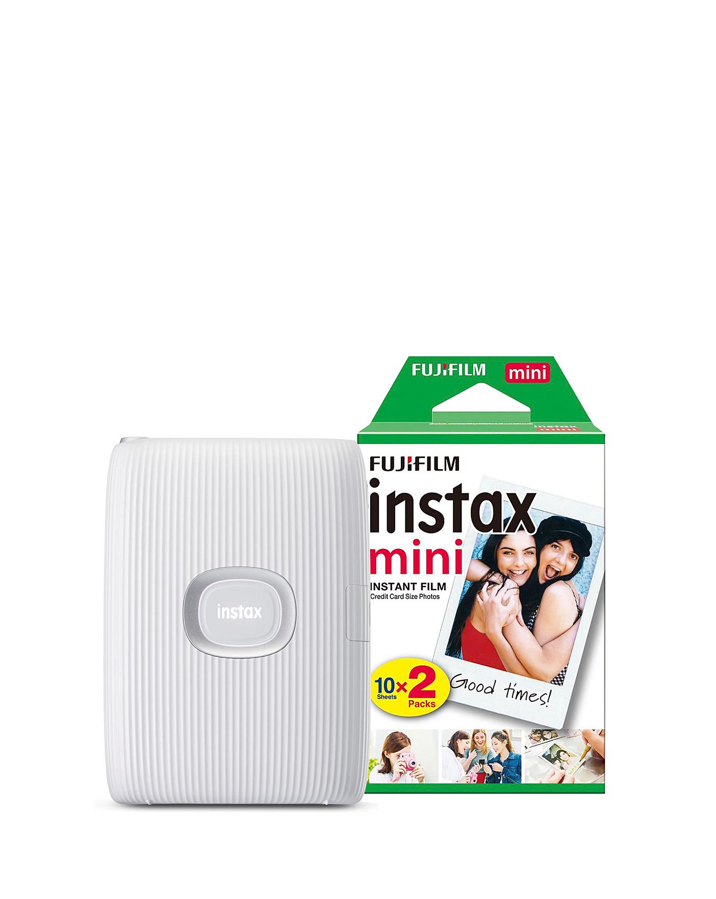 Fujifilm Instax Mini Link 2 Smartphone Photo Printer, Wireless, Portable,  and Lightweight Instant Film Printer, Bluetooth, Compatible on iPhone IOS  or