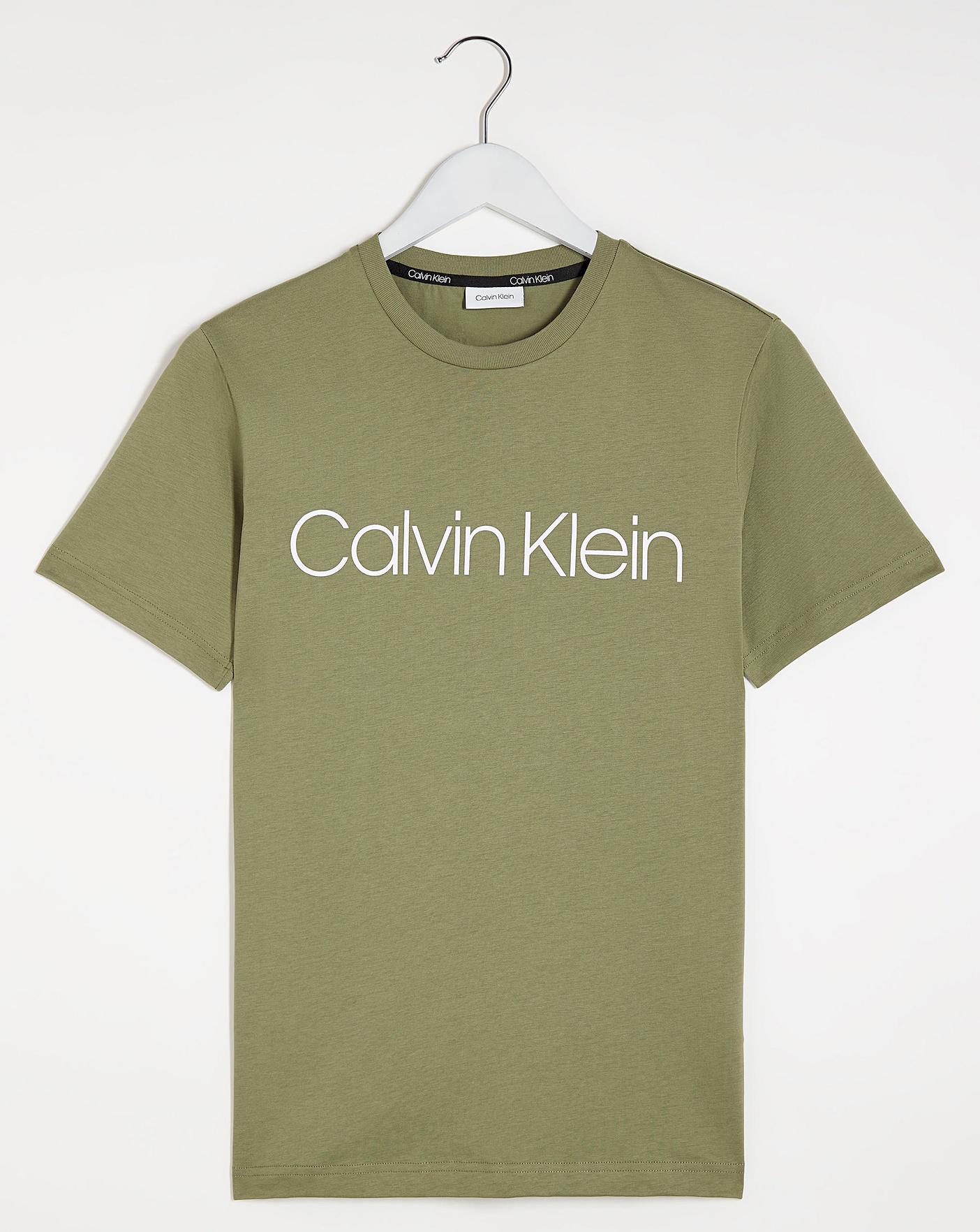 green calvin klein shirt